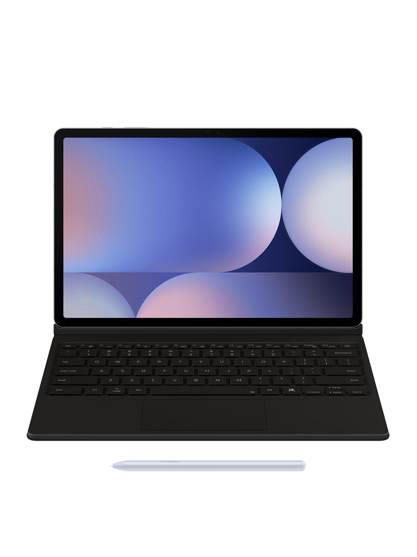 Image 1 of 7 of Samsung AI Book Cover Keyboard with Trackpad for Tab S10+, S9+, Tab S9 FE+