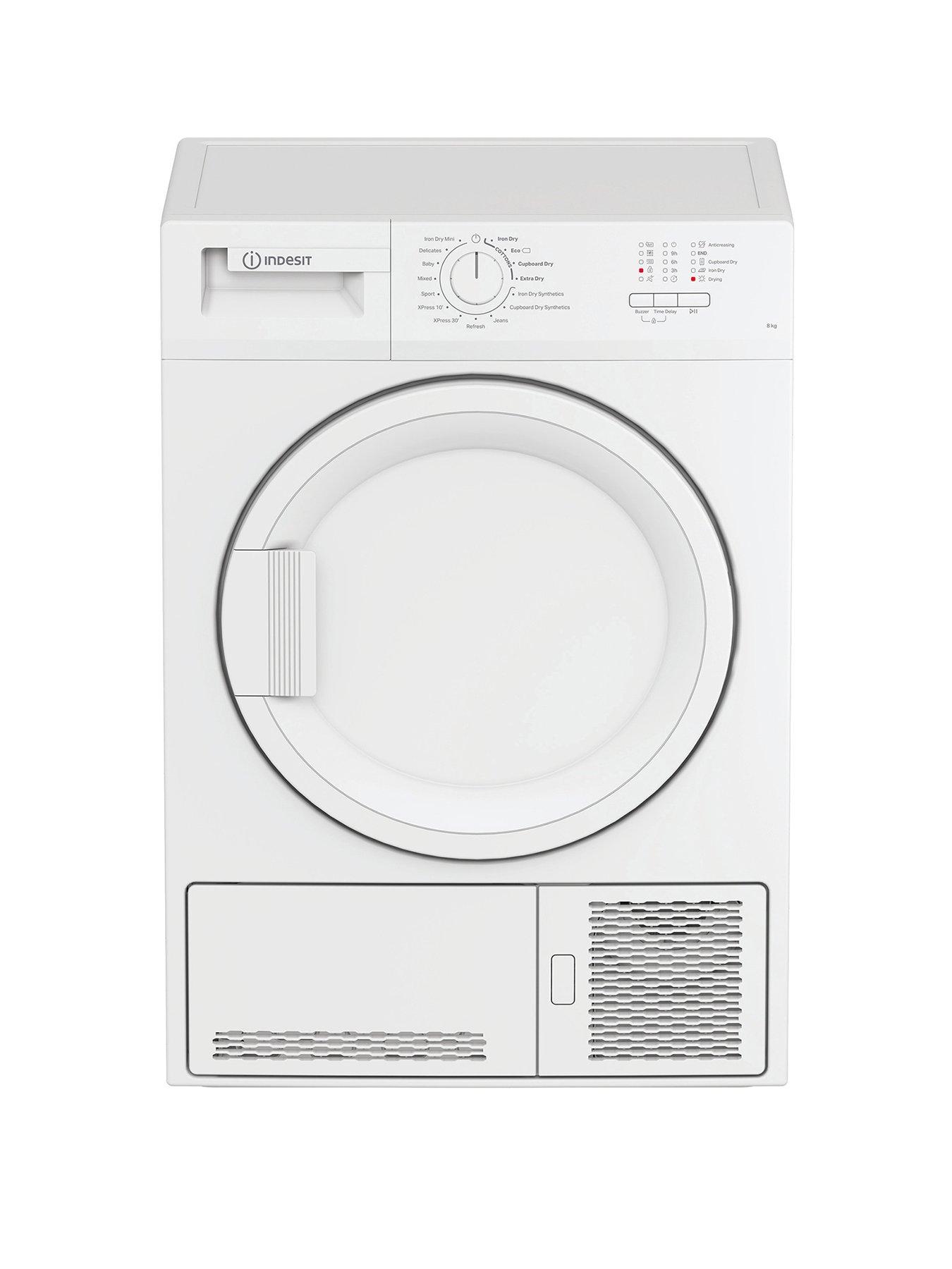 Indesit CYDC72WWGLUK 7kg Condenser Dryer - White