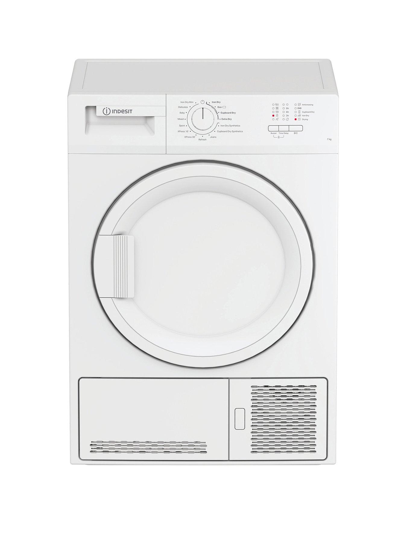 Image 1 of 5 of Indesit CYDC82WWGLUK 8kg Condenser Dryer - White