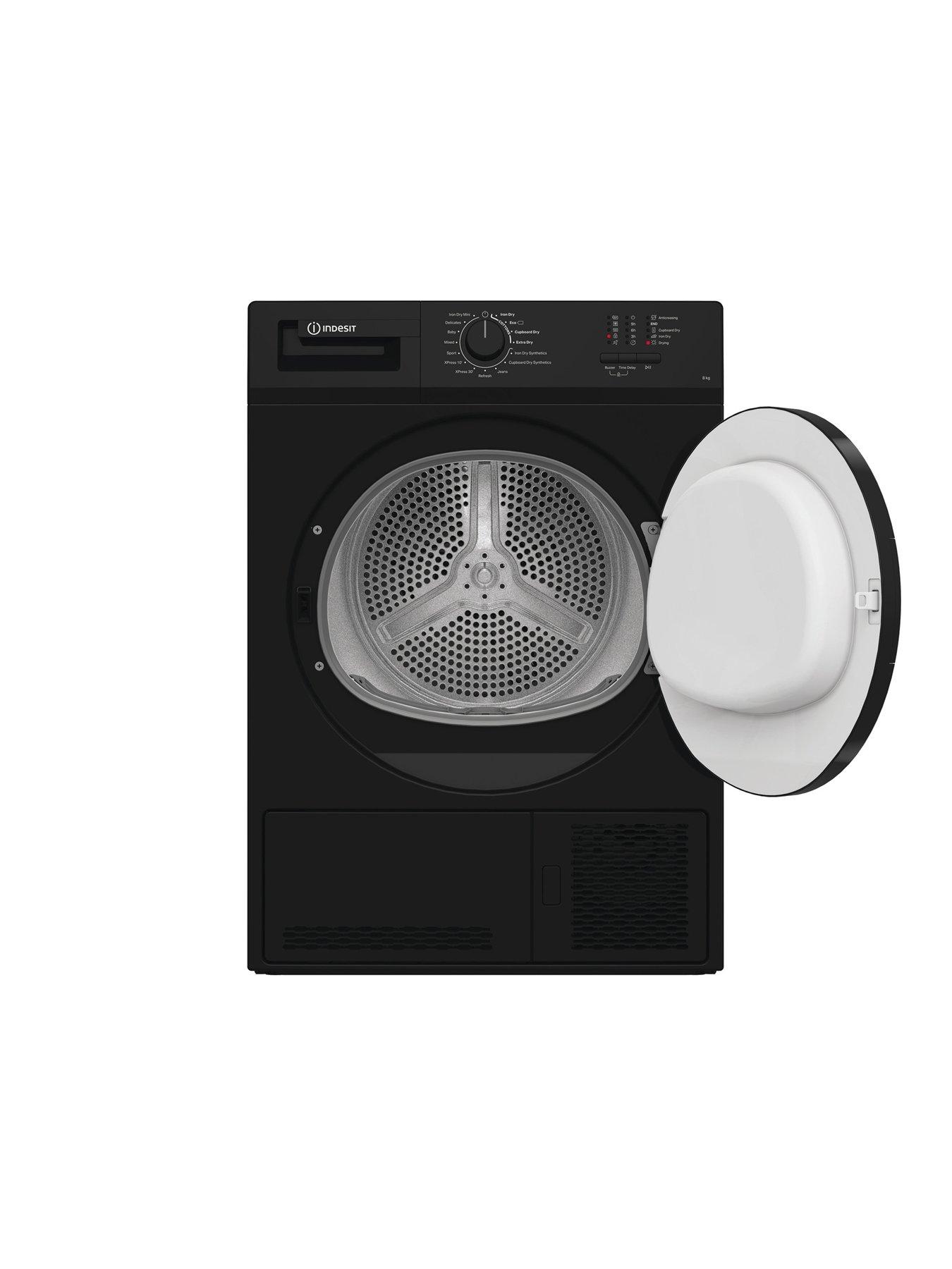 Image 2 of 5 of Indesit CYDC82BBGLUK 8kg Condenser Dryer - Black