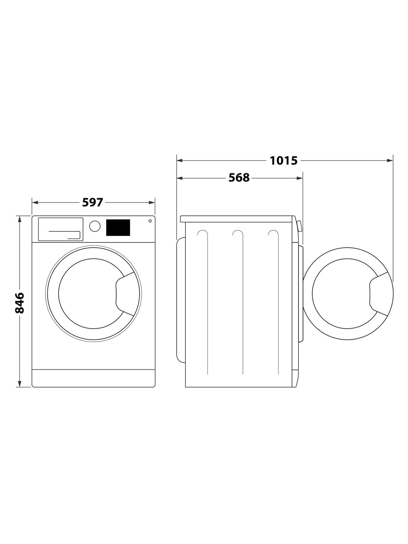 Image 5 of 5 of Indesit CYDC82BBGLUK 8kg Condenser Dryer - Black