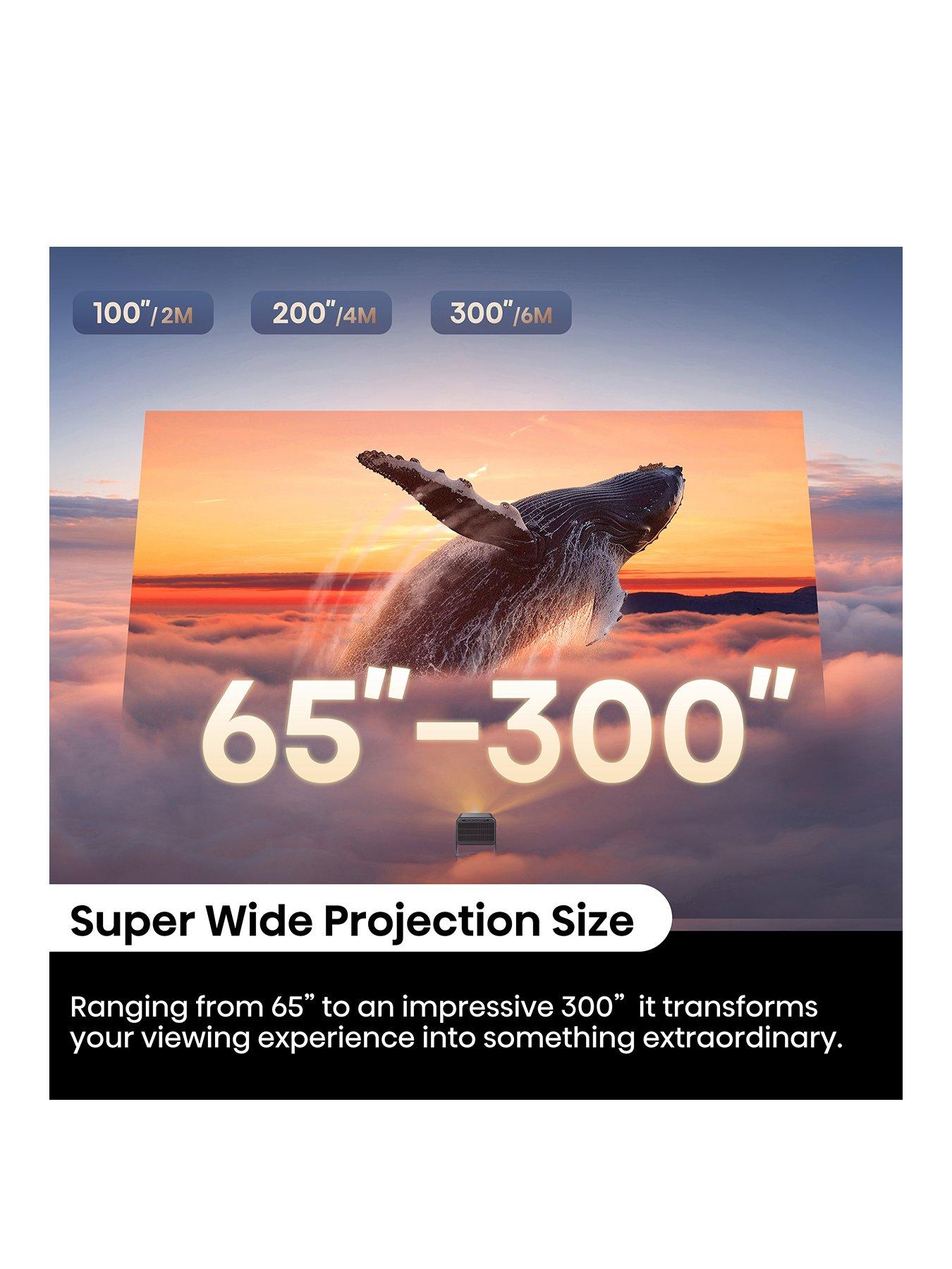 Image 3 of 8 of Hisense C2TUK Ultra 4k TriChroma Smart Mini Projector