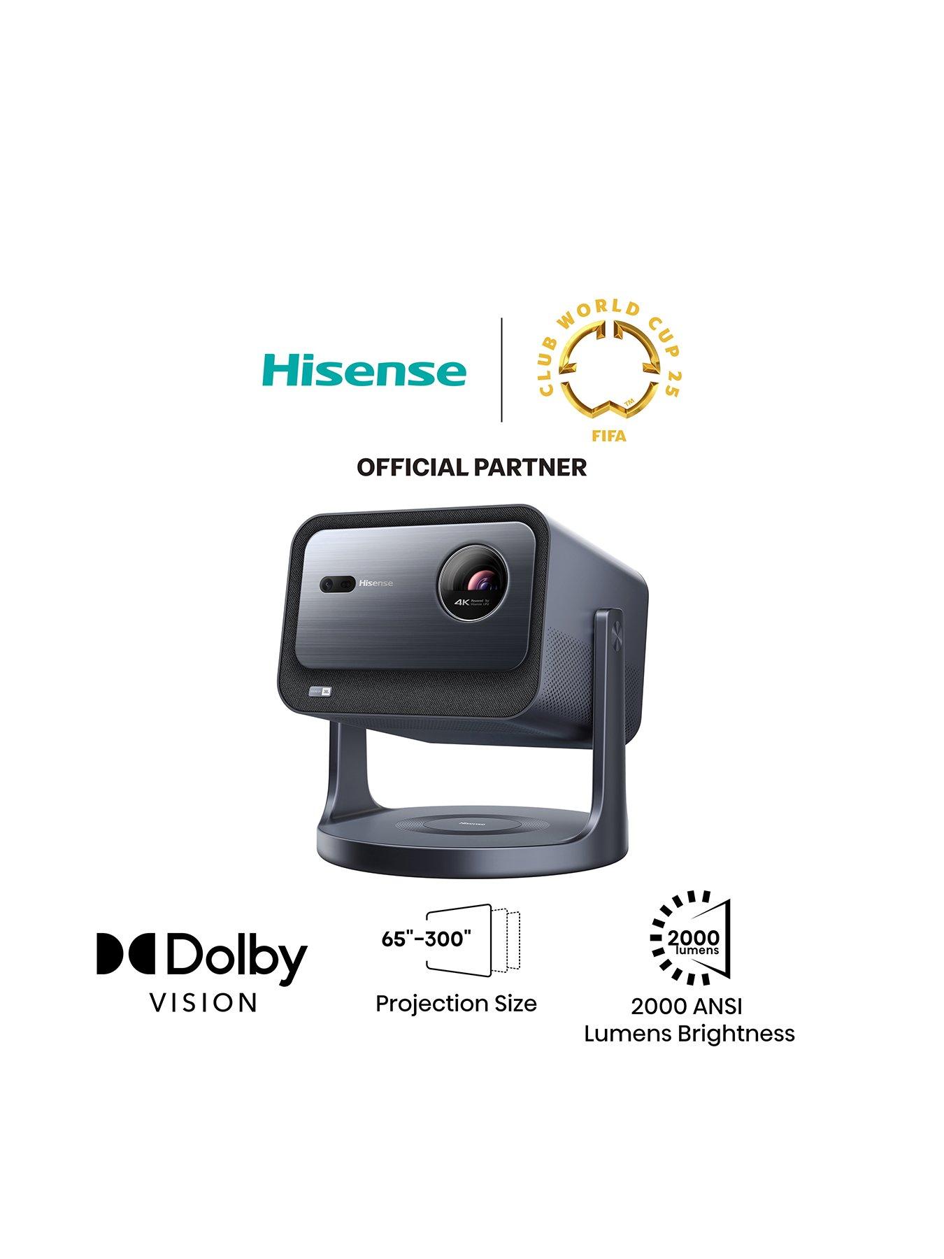 Image 2 of 8 of Hisense C2TUK 4k TriChroma Smart Mini Projector