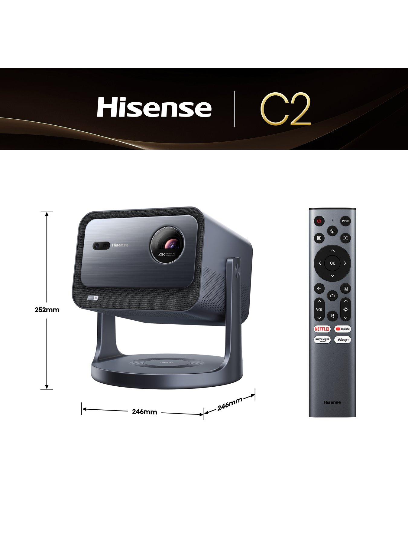 Image 6 of 8 of Hisense C2TUK 4k TriChroma Smart Mini Projector