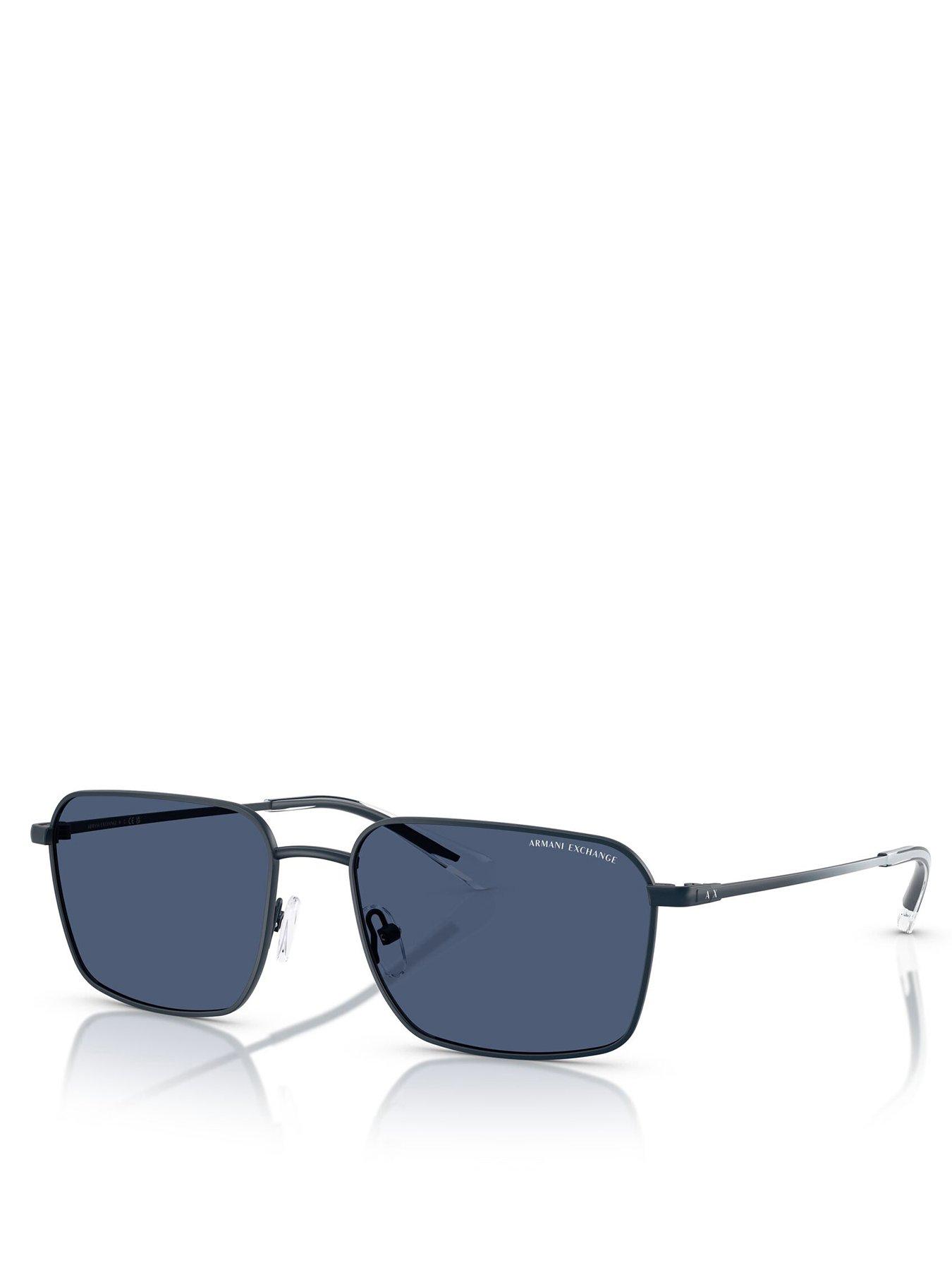 undefined 0ax2053s Rectangle Sunglasses-navy