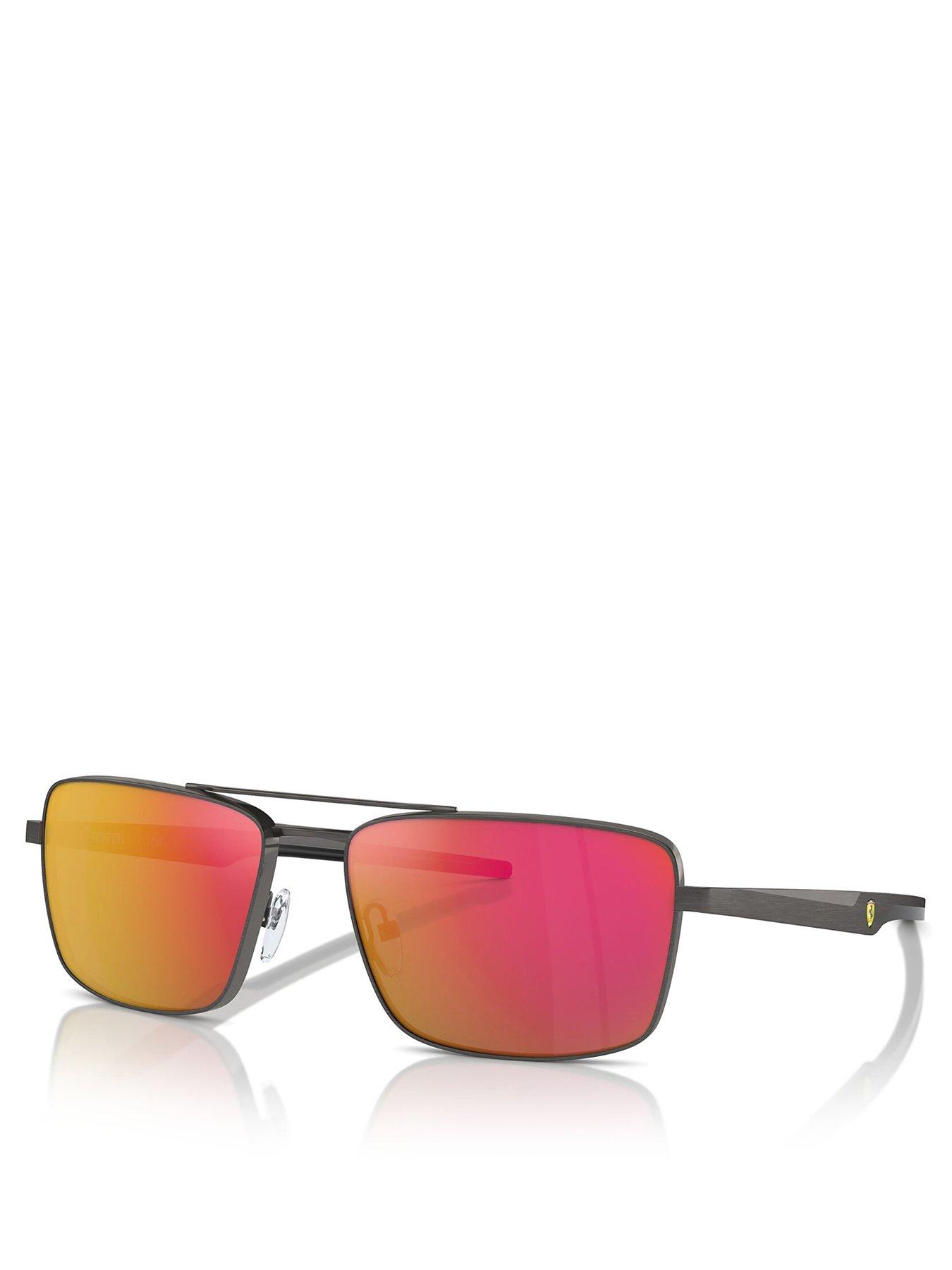 undefined Ferrari Scuderia 0Fz5001 Rectangle Sunglasses- Black