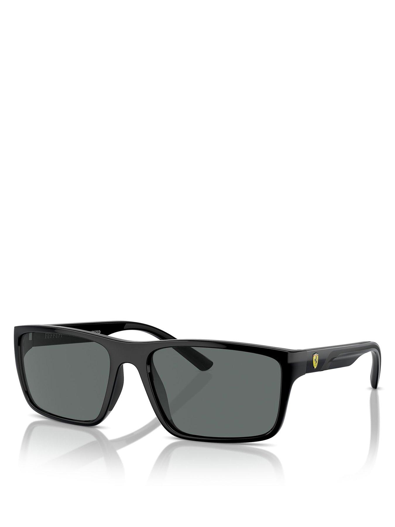 undefined Ferrari Scuderia 0Fz6003U Rectangle Sunglasses- Black