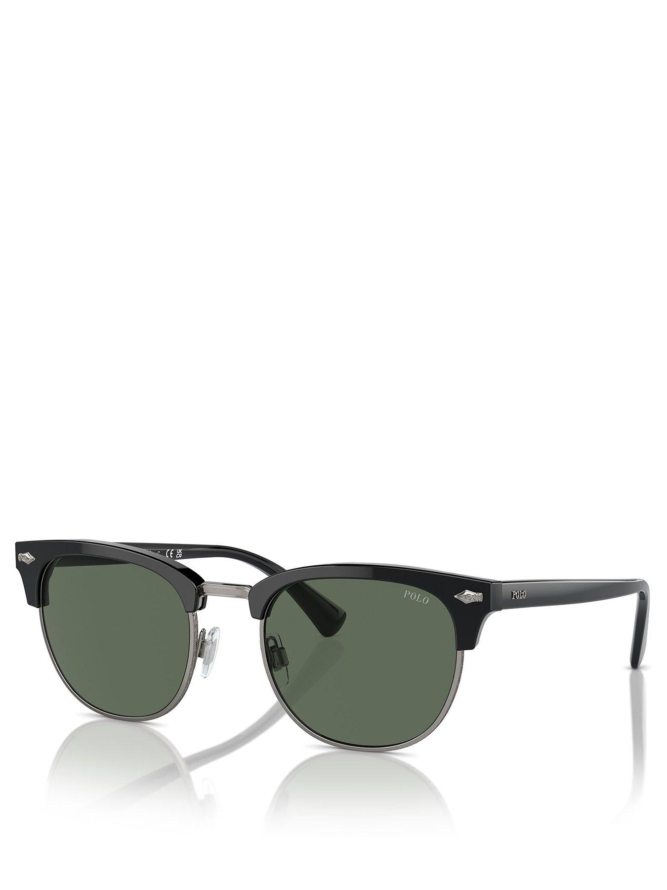 Polo Ralph Lauren 0Ph4217 Round Sunglasses- Black