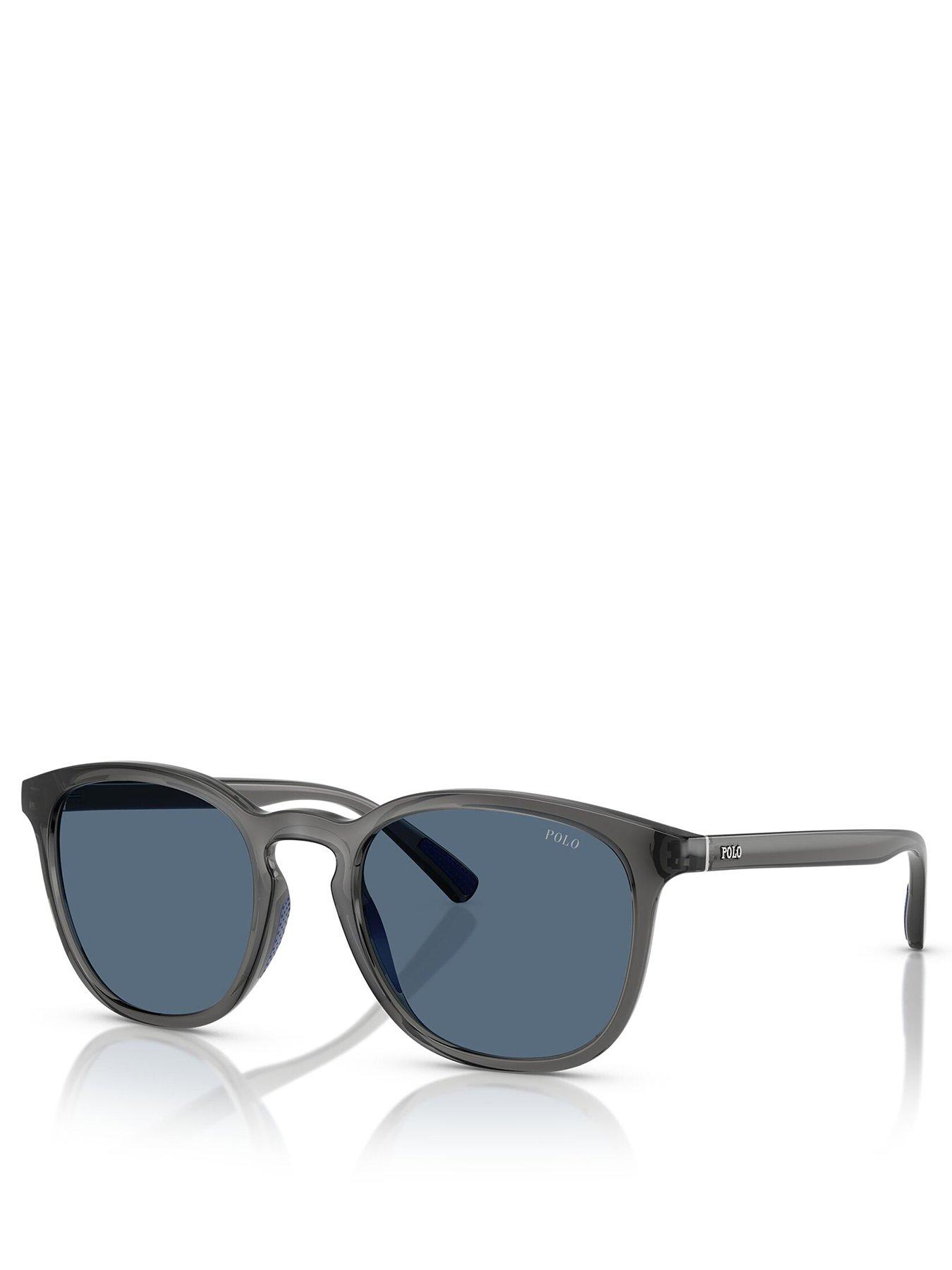 Polo Ralph Lauren 0Ph4222U Round Sunglasses- Grey