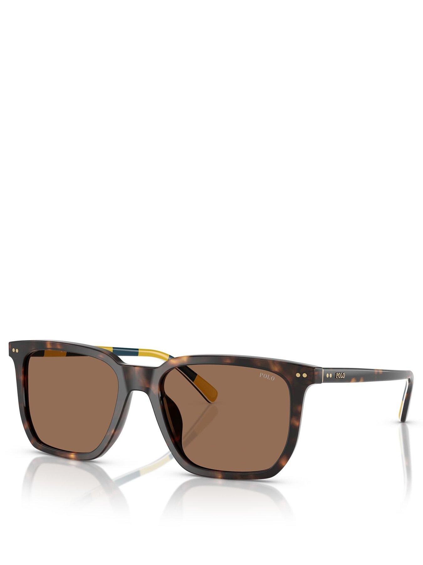 Image 1 of 4 of Polo Ralph Lauren 0Ph4224U Rectangle Sunglasses- Tortoise