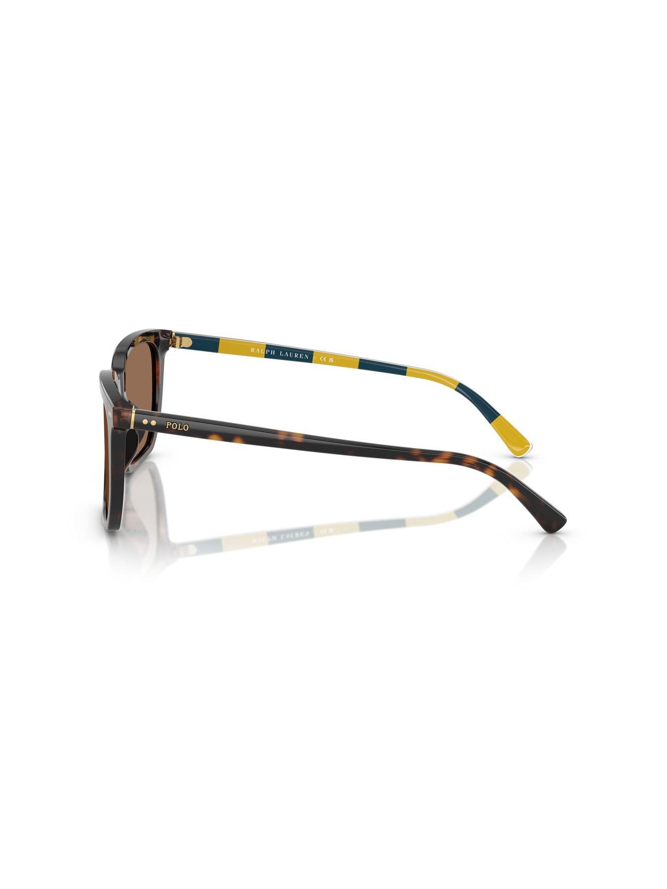Image 2 of 4 of Polo Ralph Lauren 0Ph4224U Rectangle Sunglasses- Tortoise