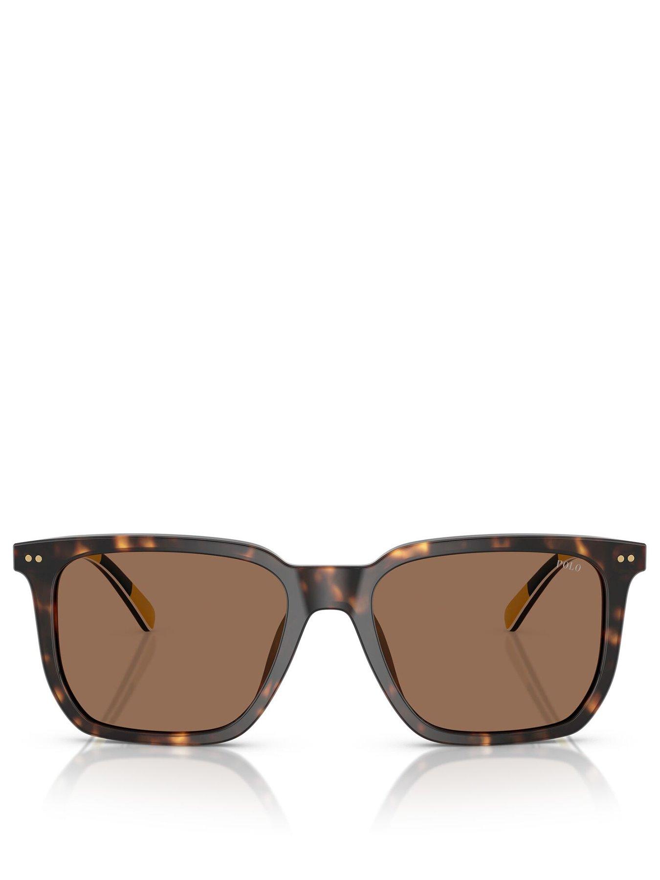 Image 3 of 4 of Polo Ralph Lauren 0Ph4224U Rectangle Sunglasses- Tortoise