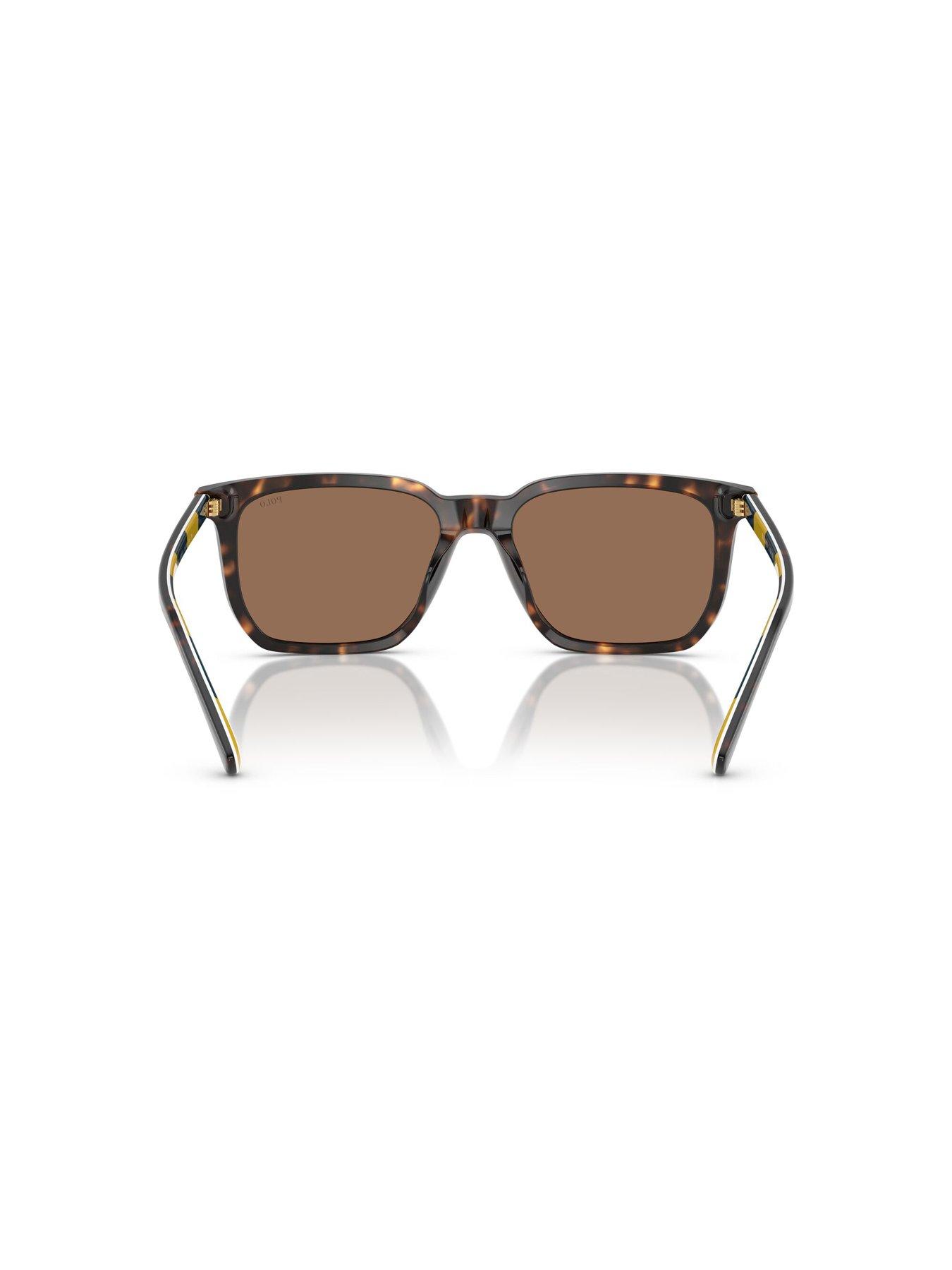 Image 4 of 4 of Polo Ralph Lauren 0Ph4224U Rectangle Sunglasses- Tortoise