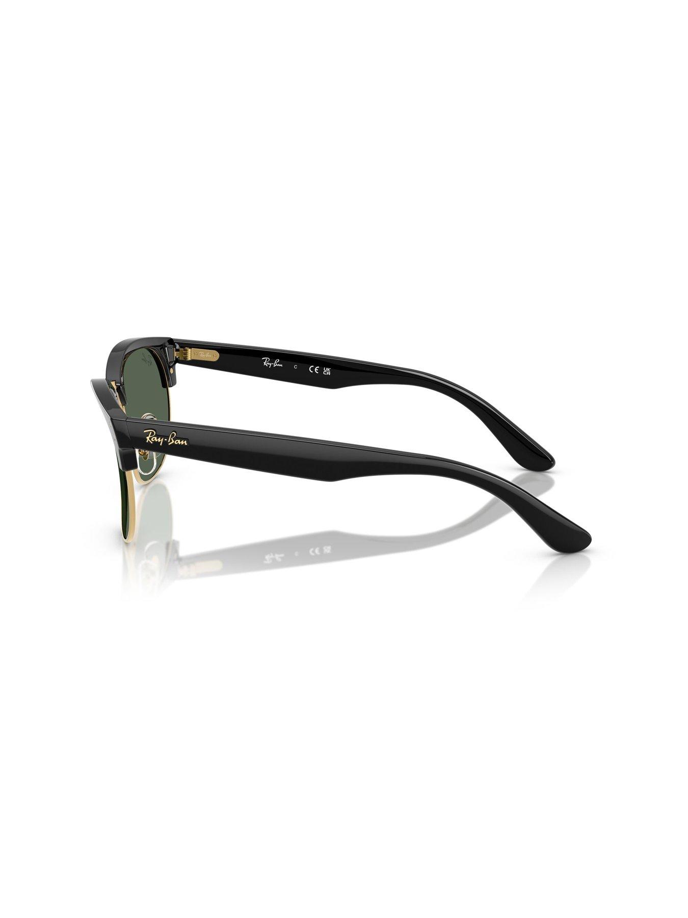 Image 2 of 4 of Ray-Ban Clubmaster Reverse Square Sunglasses-black
