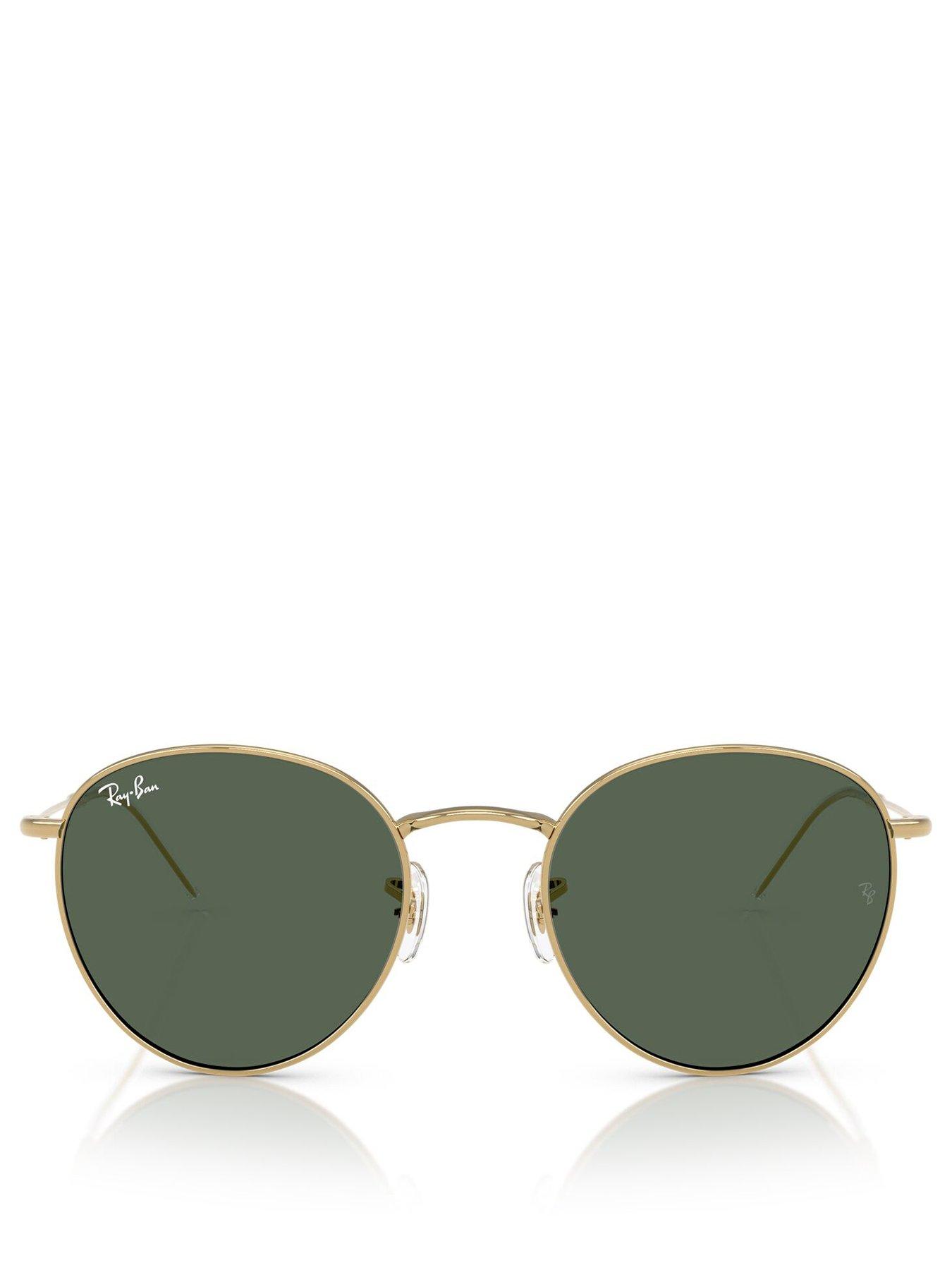 Image 3 of 4 of Ray-Ban Round Reverse Phantos Sunglasses-gold