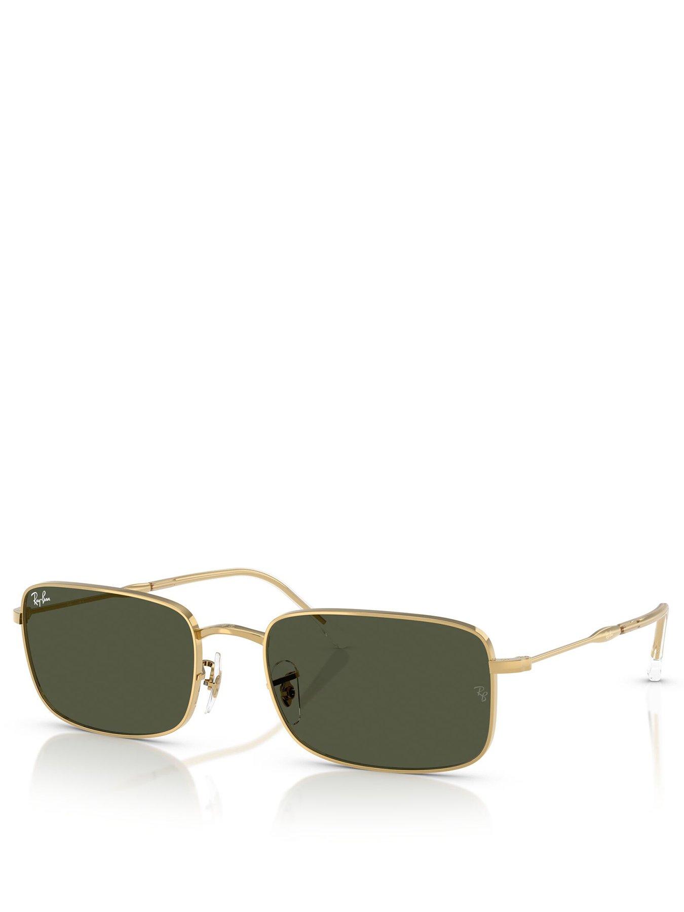 Image 1 of 4 of Ray-Ban 0rb3746 Rectangle Sunglasses-gold