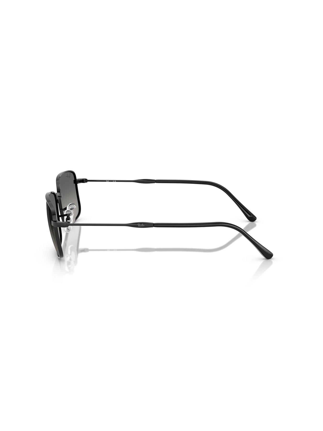 Image 2 of 4 of Ray-Ban 0Rb3746 Rectangle Sunglasses- Black