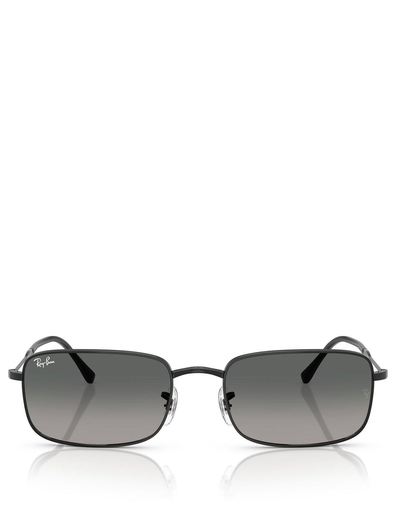 Image 3 of 4 of Ray-Ban 0Rb3746 Rectangle Sunglasses- Black
