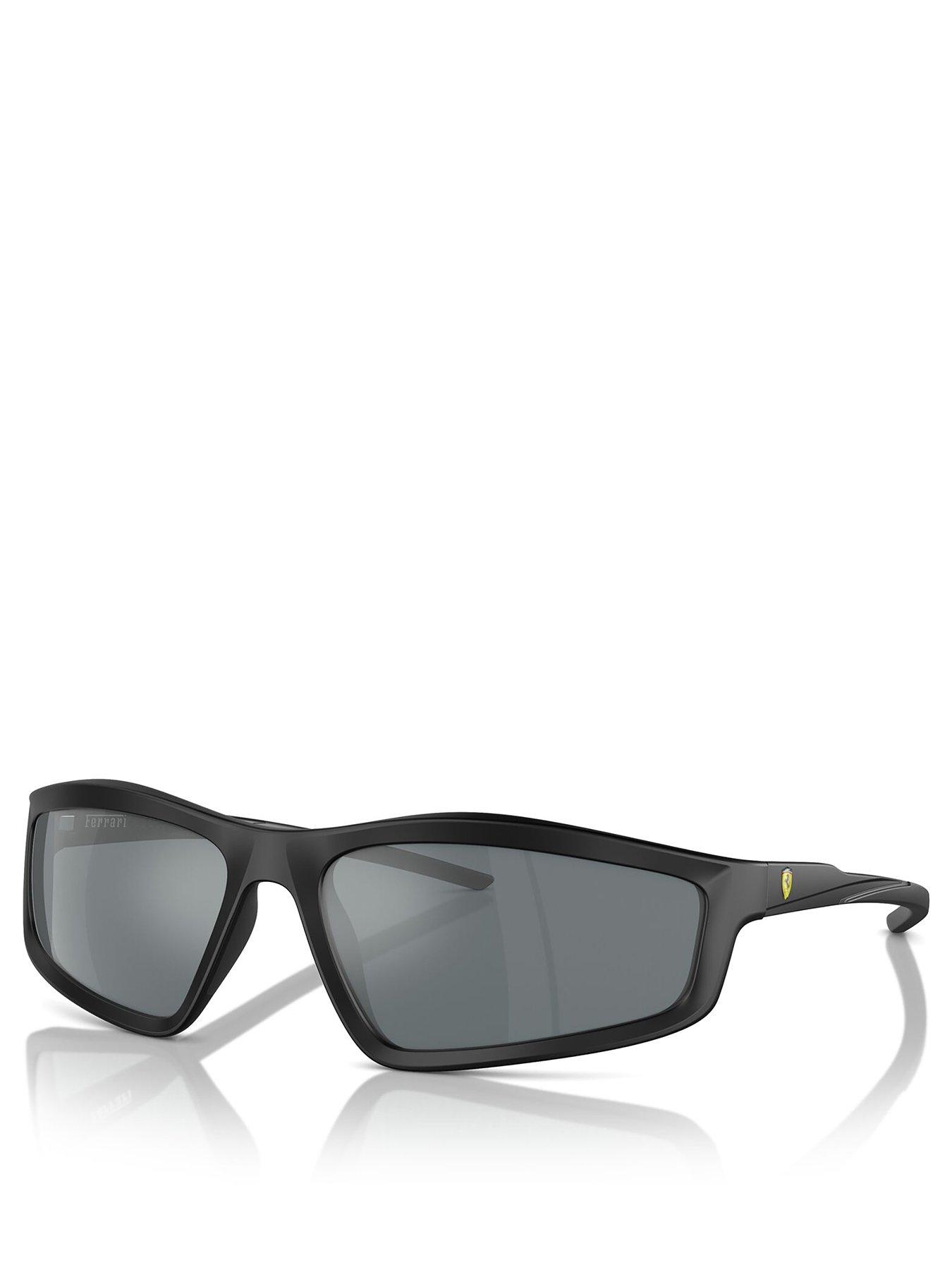 undefined Ferrari Scuderia 0Fz6007U Irregular Sunglasses- Black