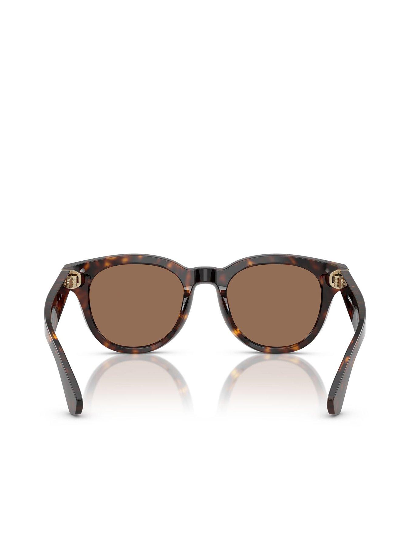 Image 4 of 4 of Burberry 0Be4439 Round Sunglasses- Tortoise