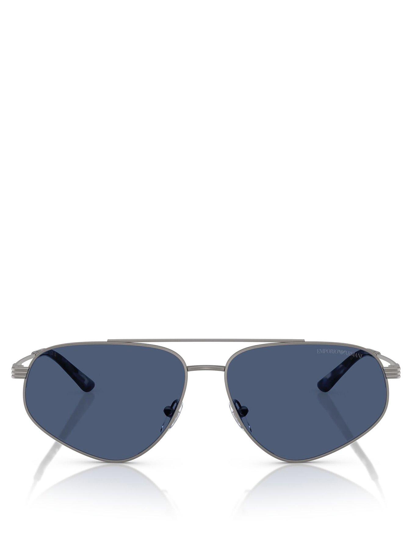 Image 3 of 4 of Emporio Armani 0Ea2156 Pilot Sunglasses- Grey