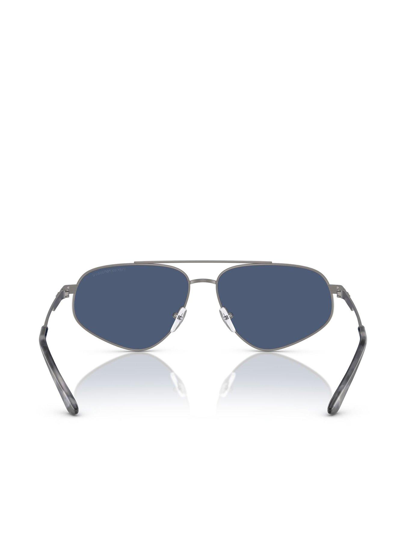 Image 4 of 4 of Emporio Armani 0Ea2156 Pilot Sunglasses- Grey