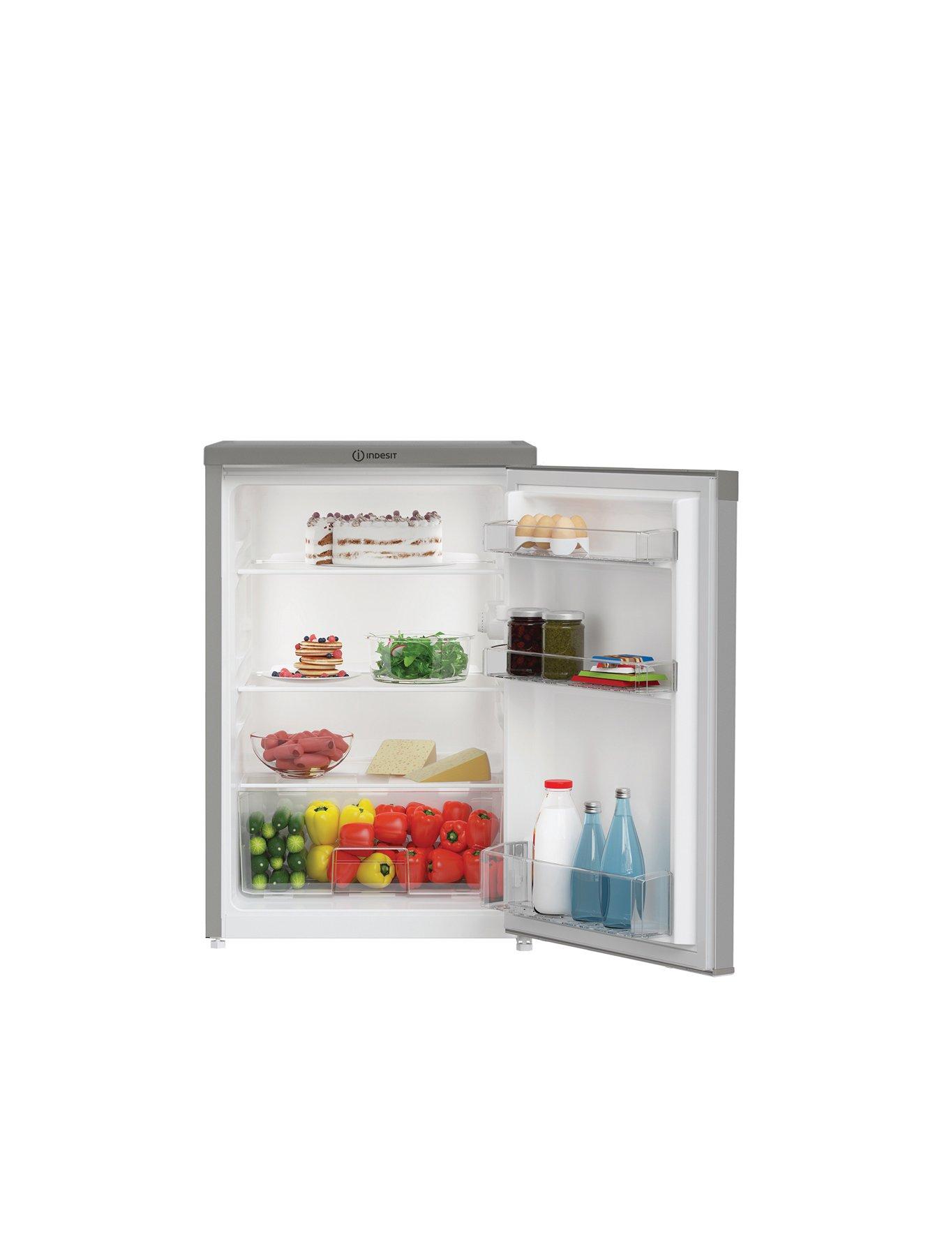Image 2 of 3 of Indesit I55R1112SUK Freestanding Undercounter Fridge - Silver