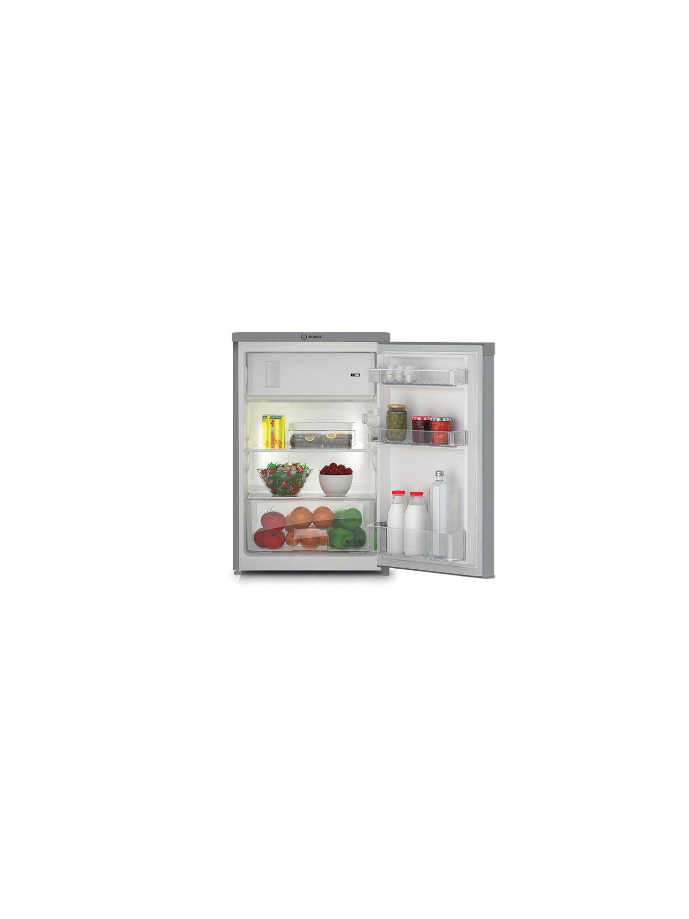 Image 2 of 3 of Indesit I55V1112SUK Freestanding Undercounter Fridge - Silver