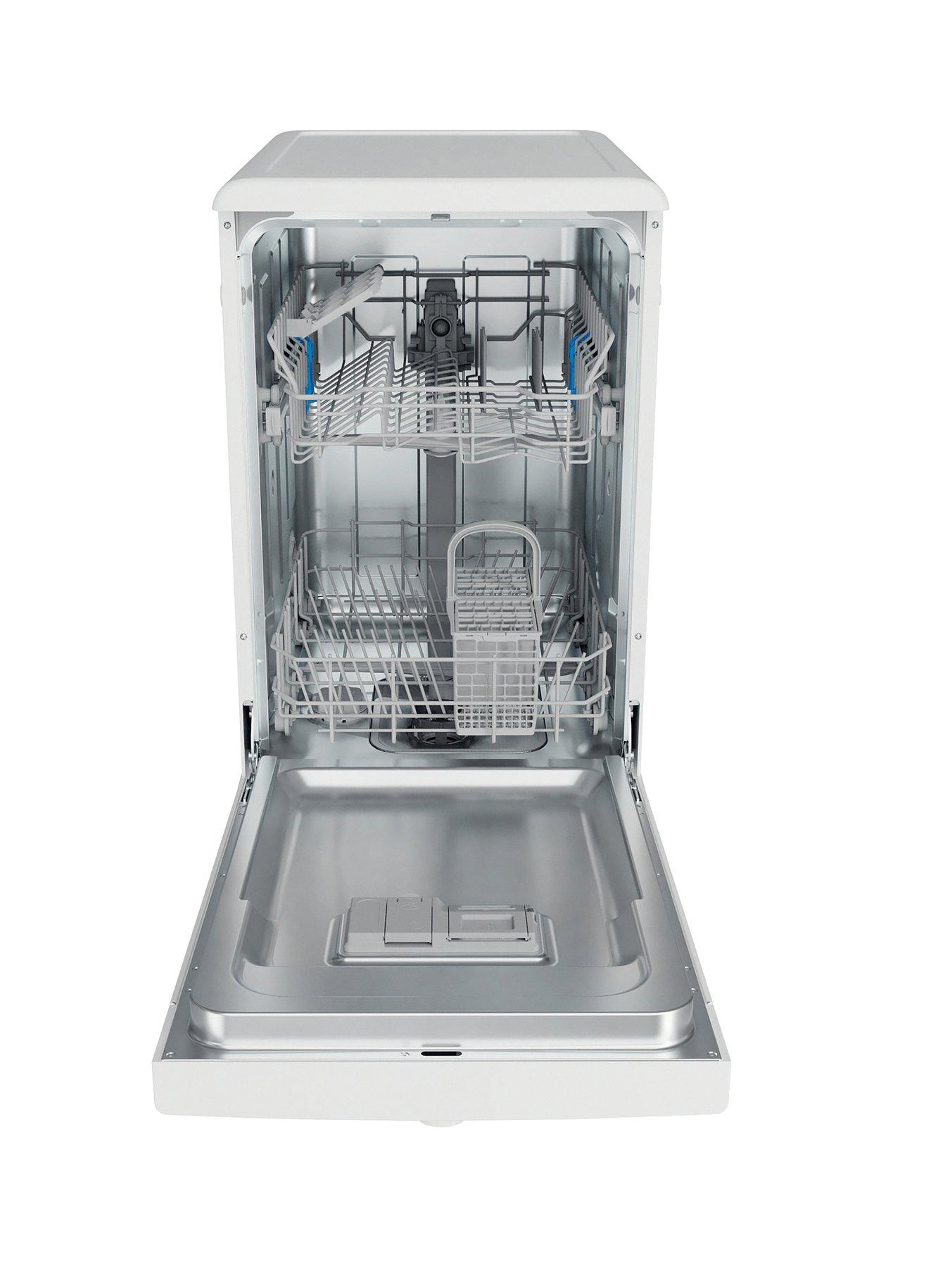 Image 2 of 7 of Indesit IN2FE10CS90WUK Freestanding Slimline Dishwasher - White