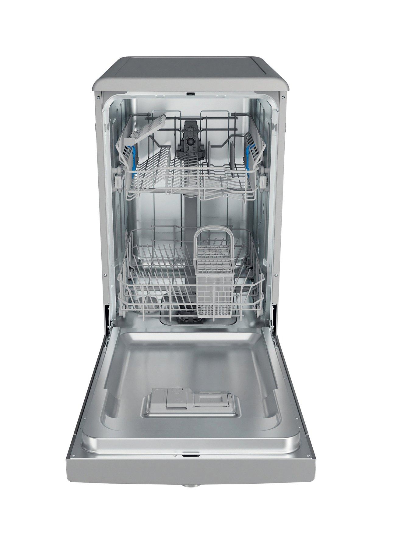 Image 2 of 7 of Indesit IN2FE10CS90SUK Freestanding Slimline Dishwasher - Silver