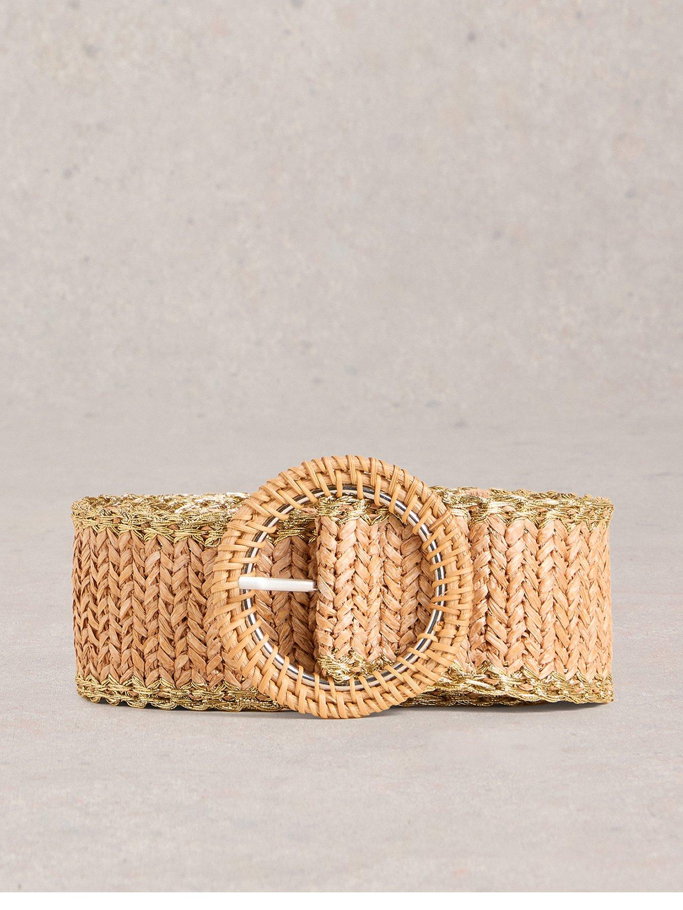 undefined Raffia Belt