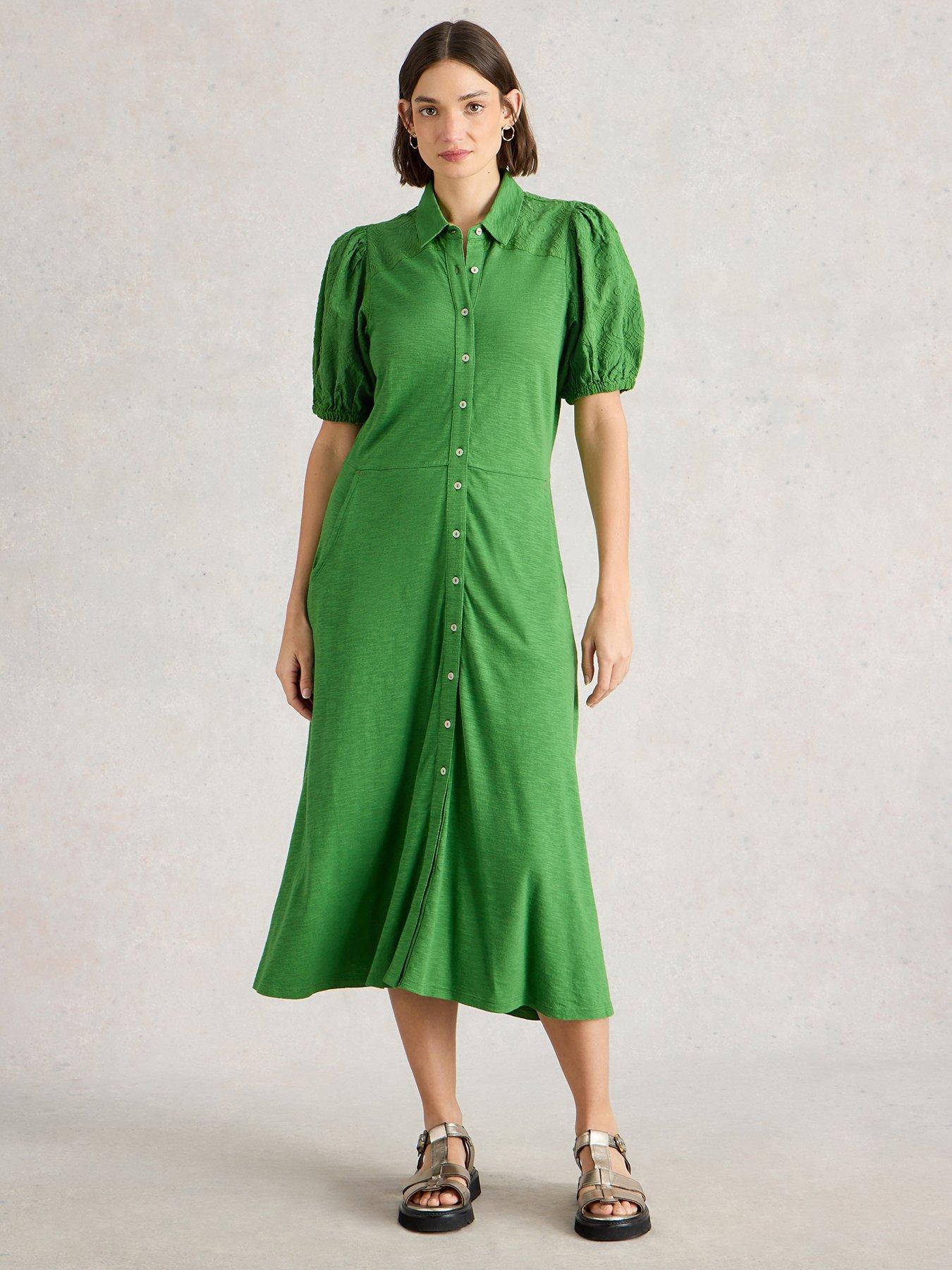 undefined Rua Broderie Shirt Dress