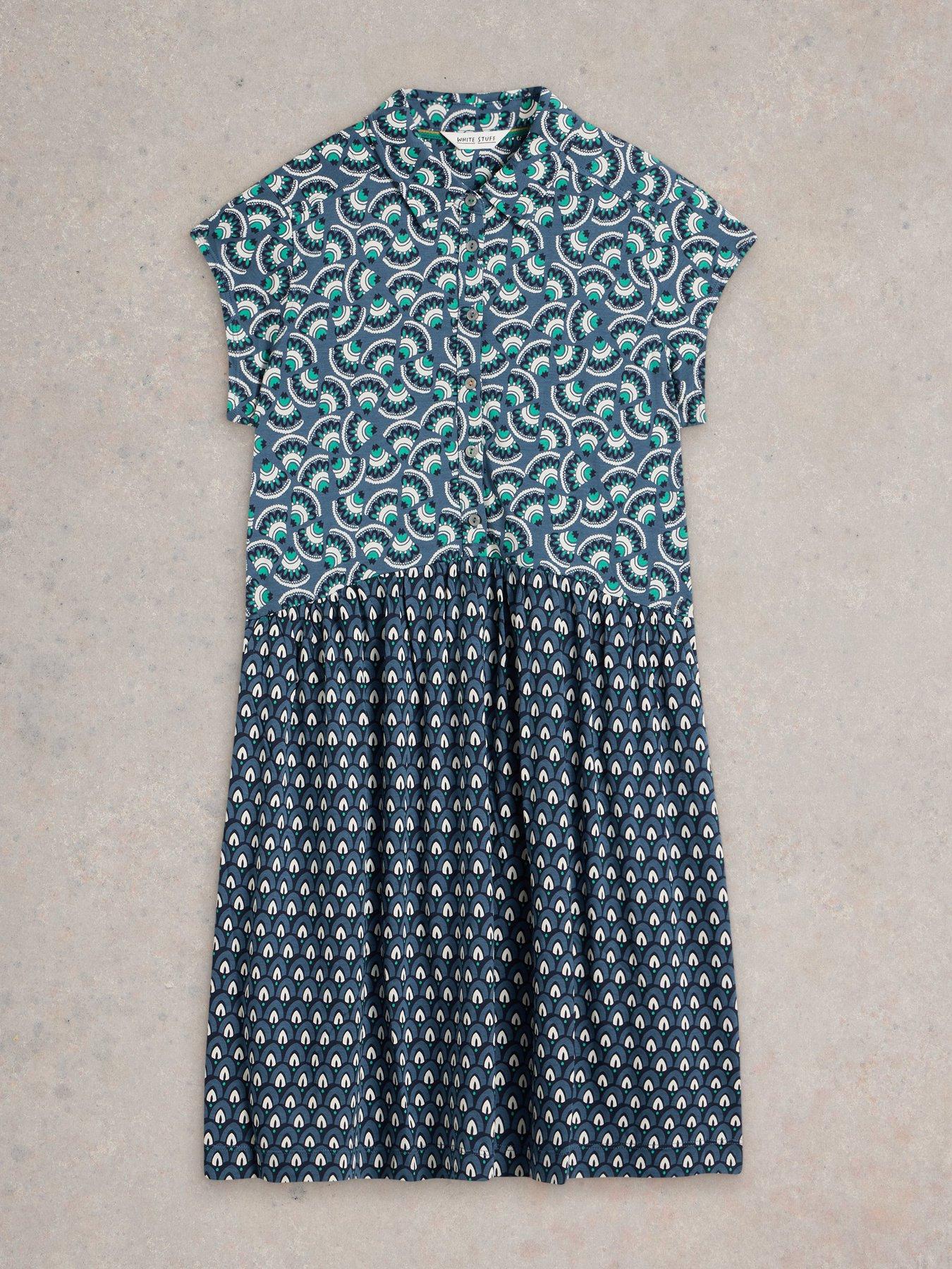Image 5 of 6 of White Stuff Everly Jersey Shirt Dress