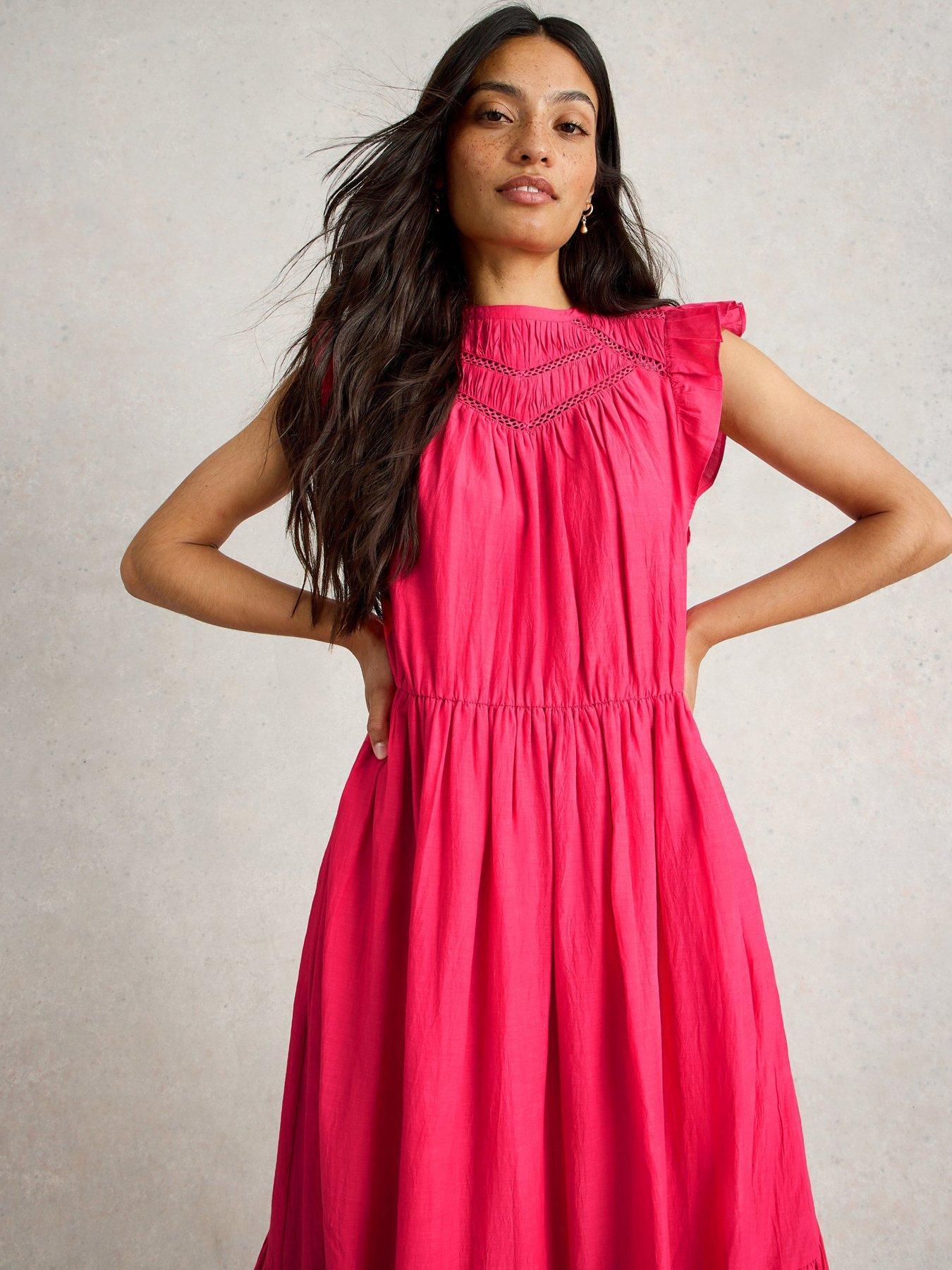 Image 3 of 6 of White Stuff Paige Maxi Dress - Pink