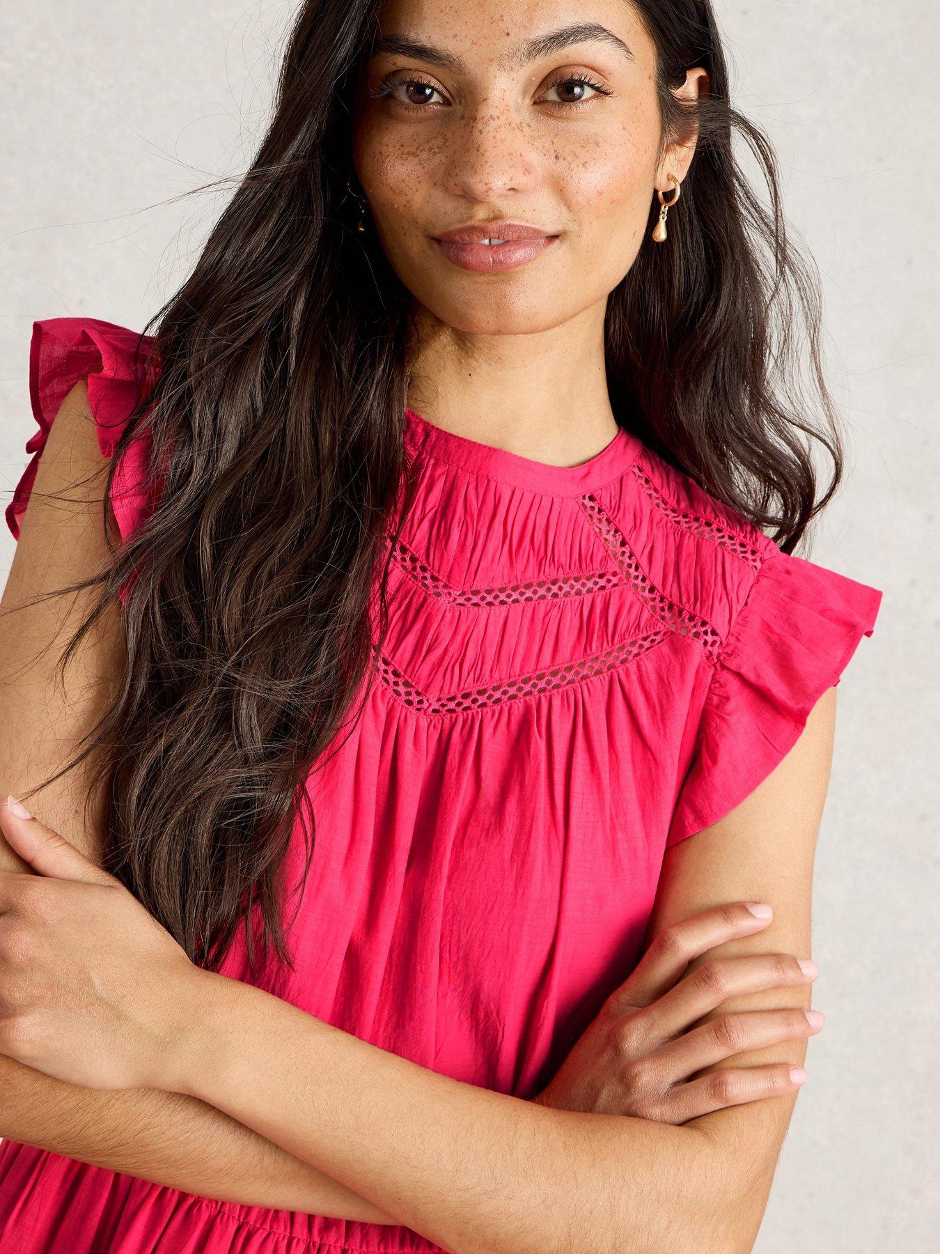 Image 4 of 6 of White Stuff Paige Maxi Dress - Pink