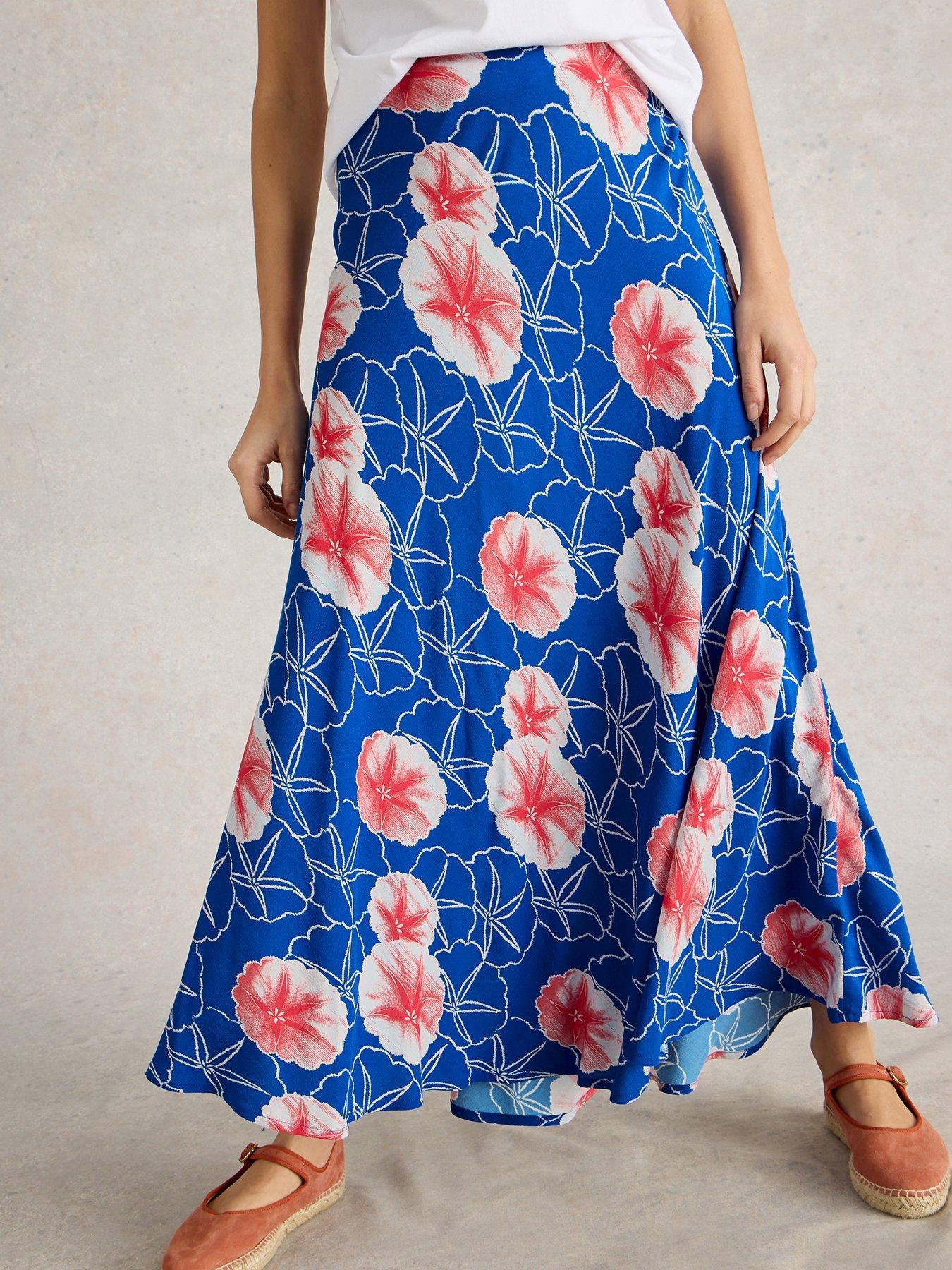 undefined Hope Bias Cut Maxi Skirt