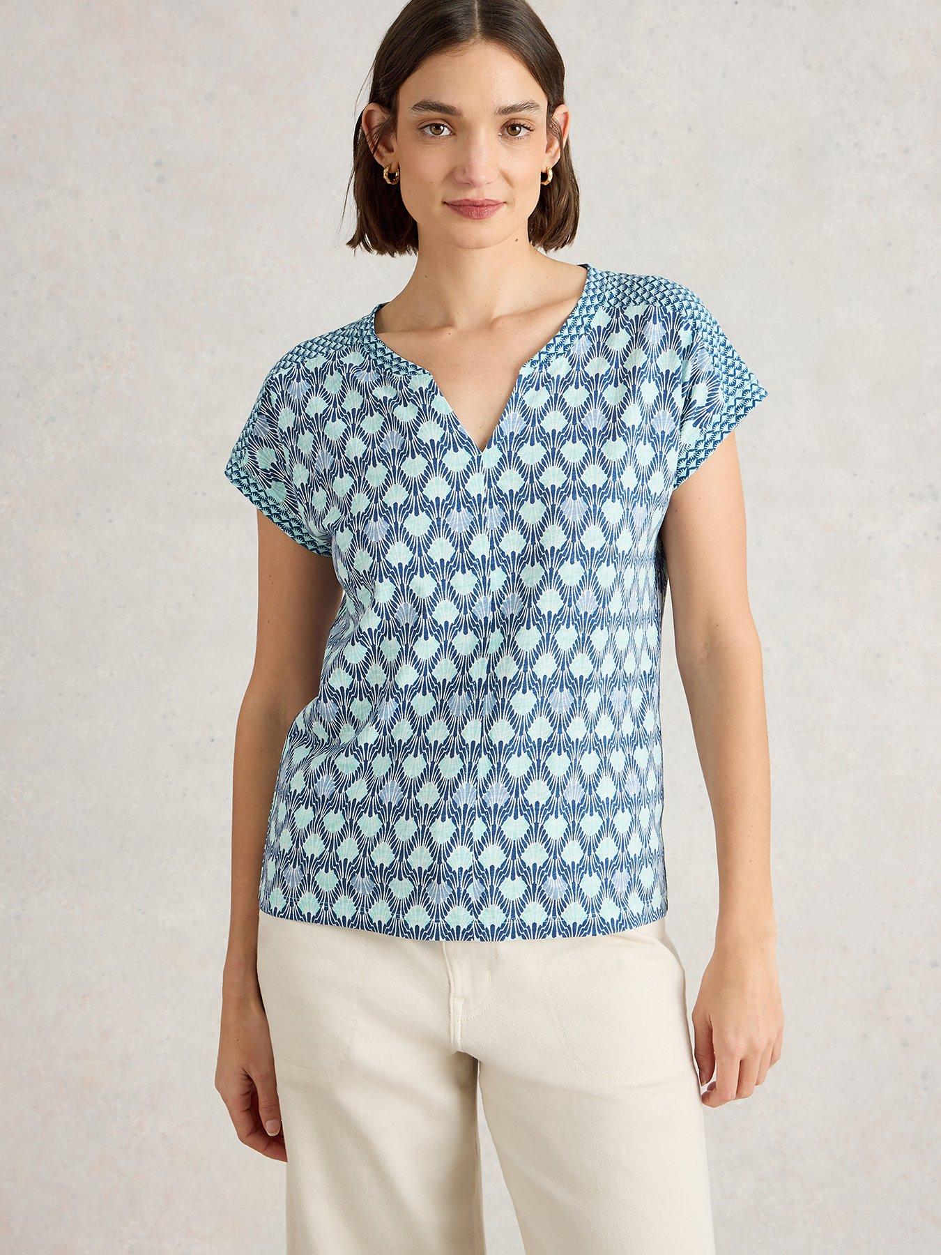 undefined Nelly Notch Neck Tee
