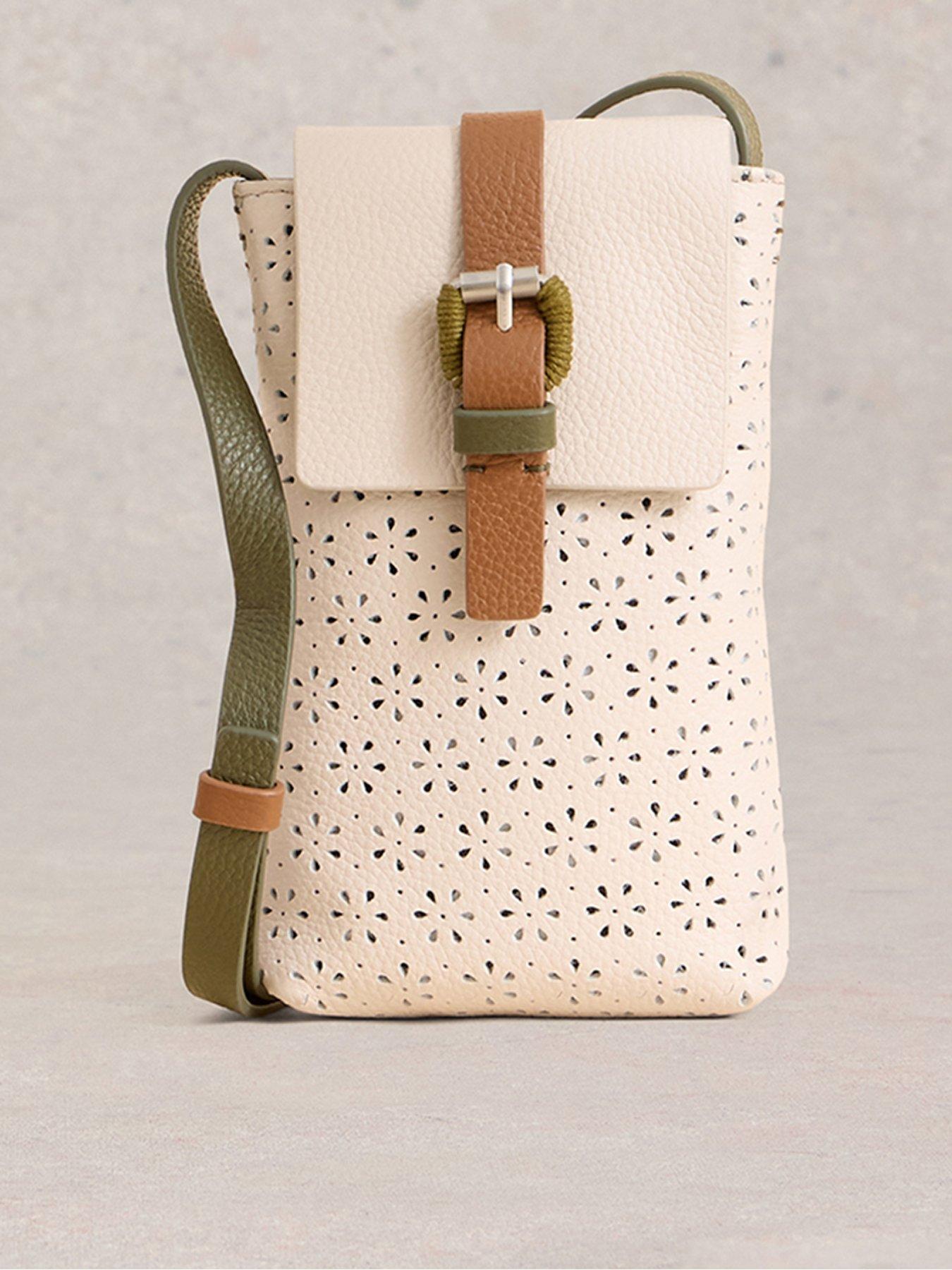 undefined Clara Buckle Leather Phone Bag
