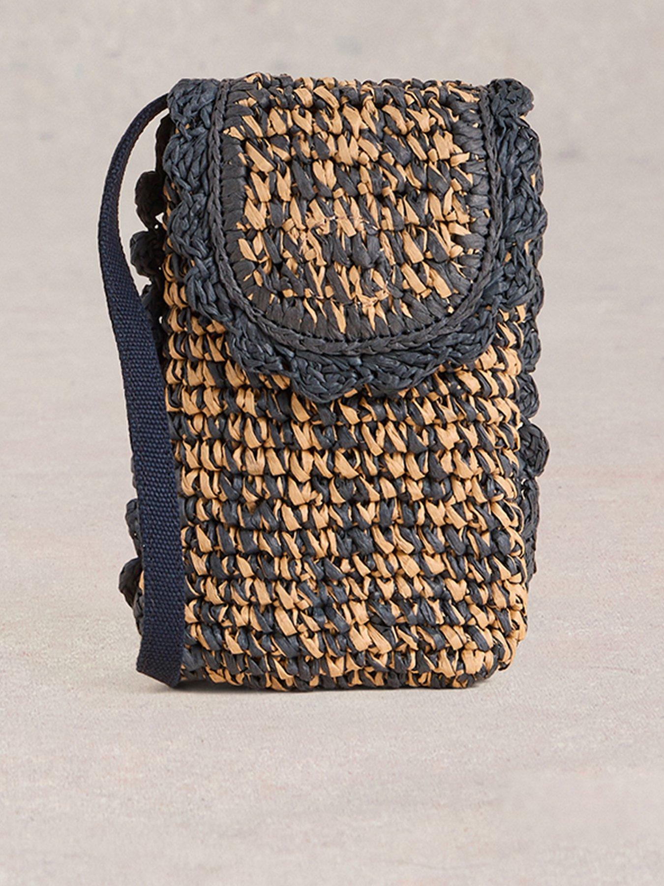 undefined Coco Raffia Phone Bag