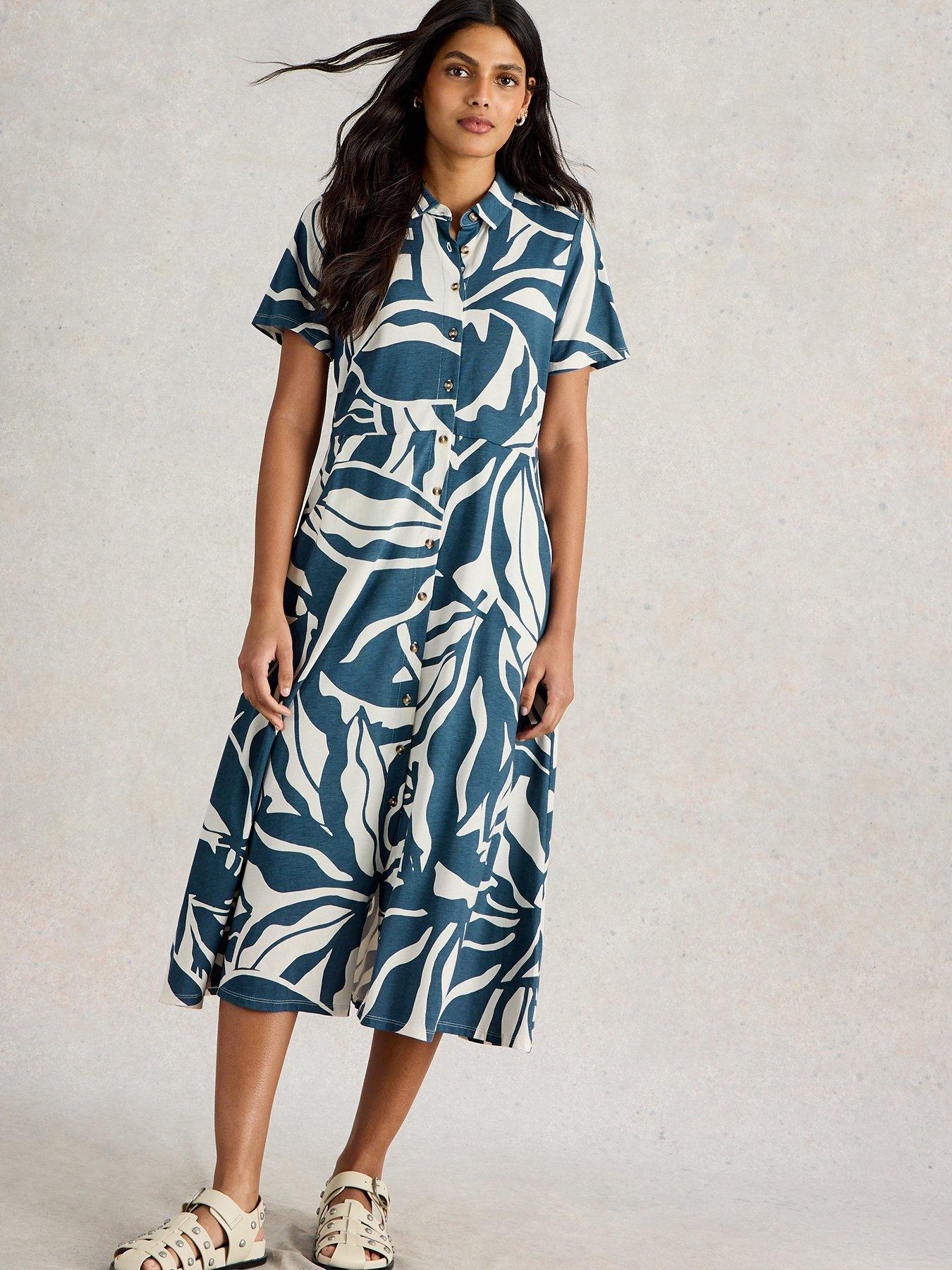 Image 3 of 6 of White Stuff Rua Jersey Shirt Dress