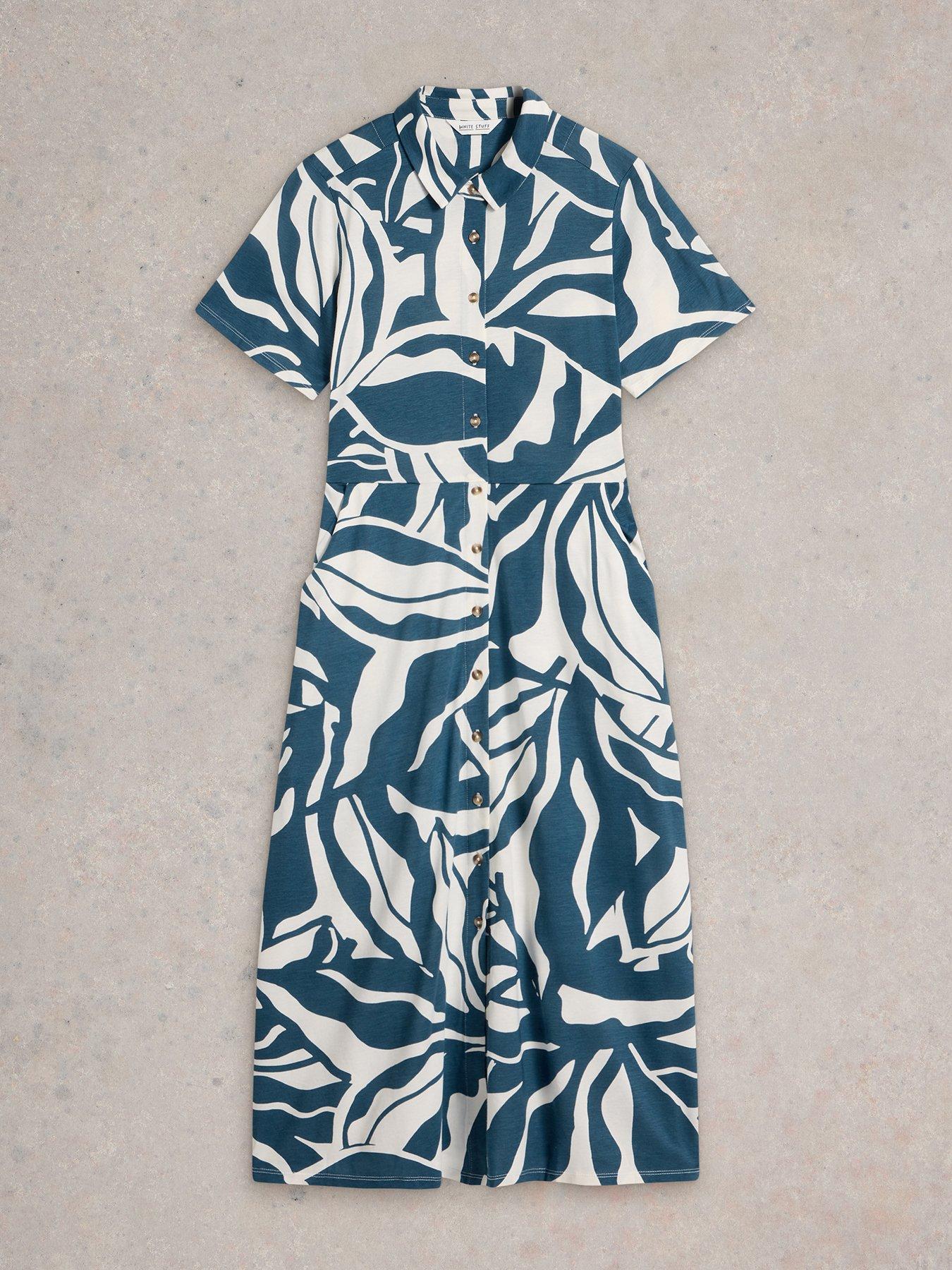 Image 5 of 6 of White Stuff Rua Jersey Shirt Dress