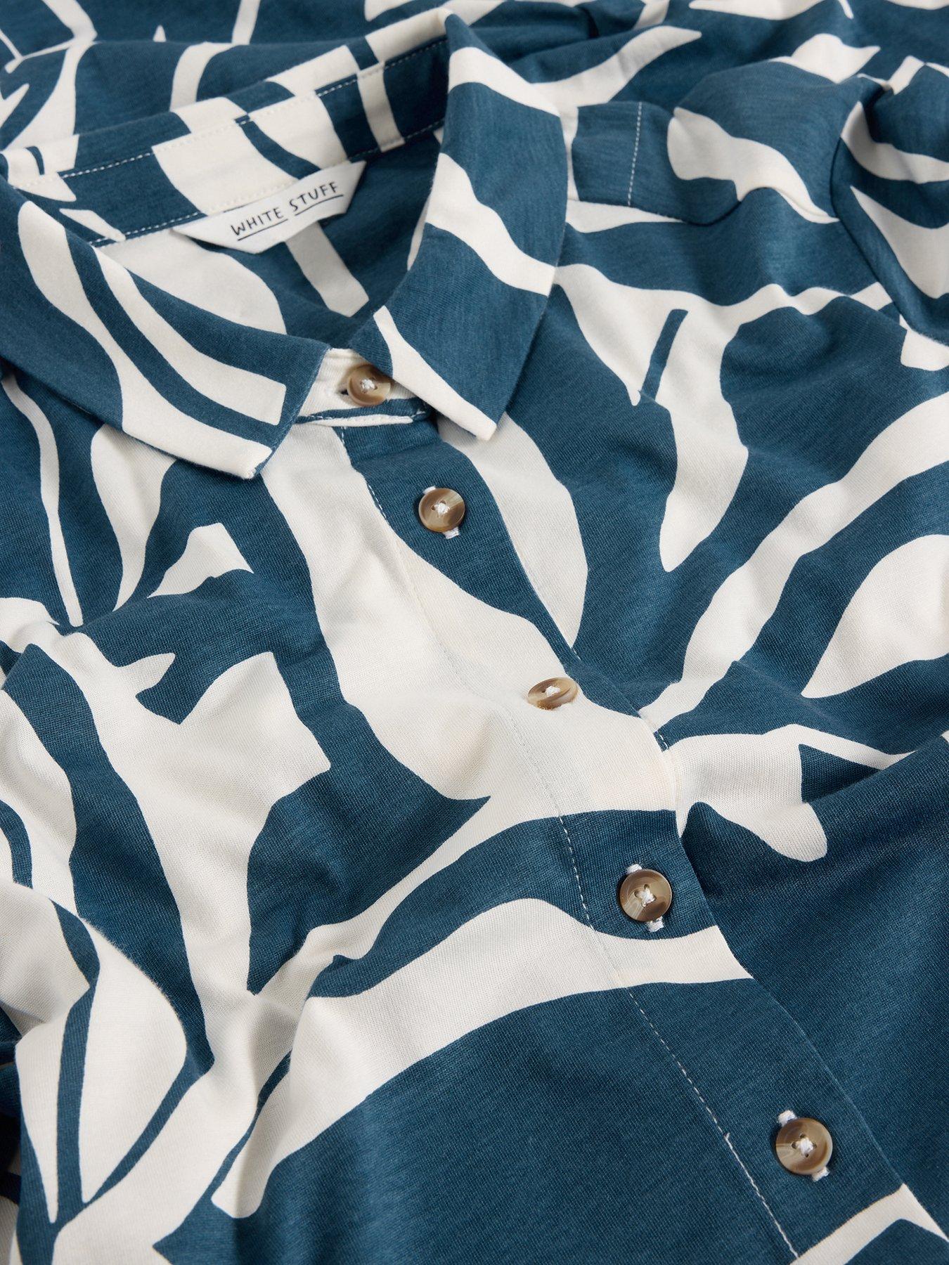 Image 6 of 6 of White Stuff Rua Jersey Shirt Dress