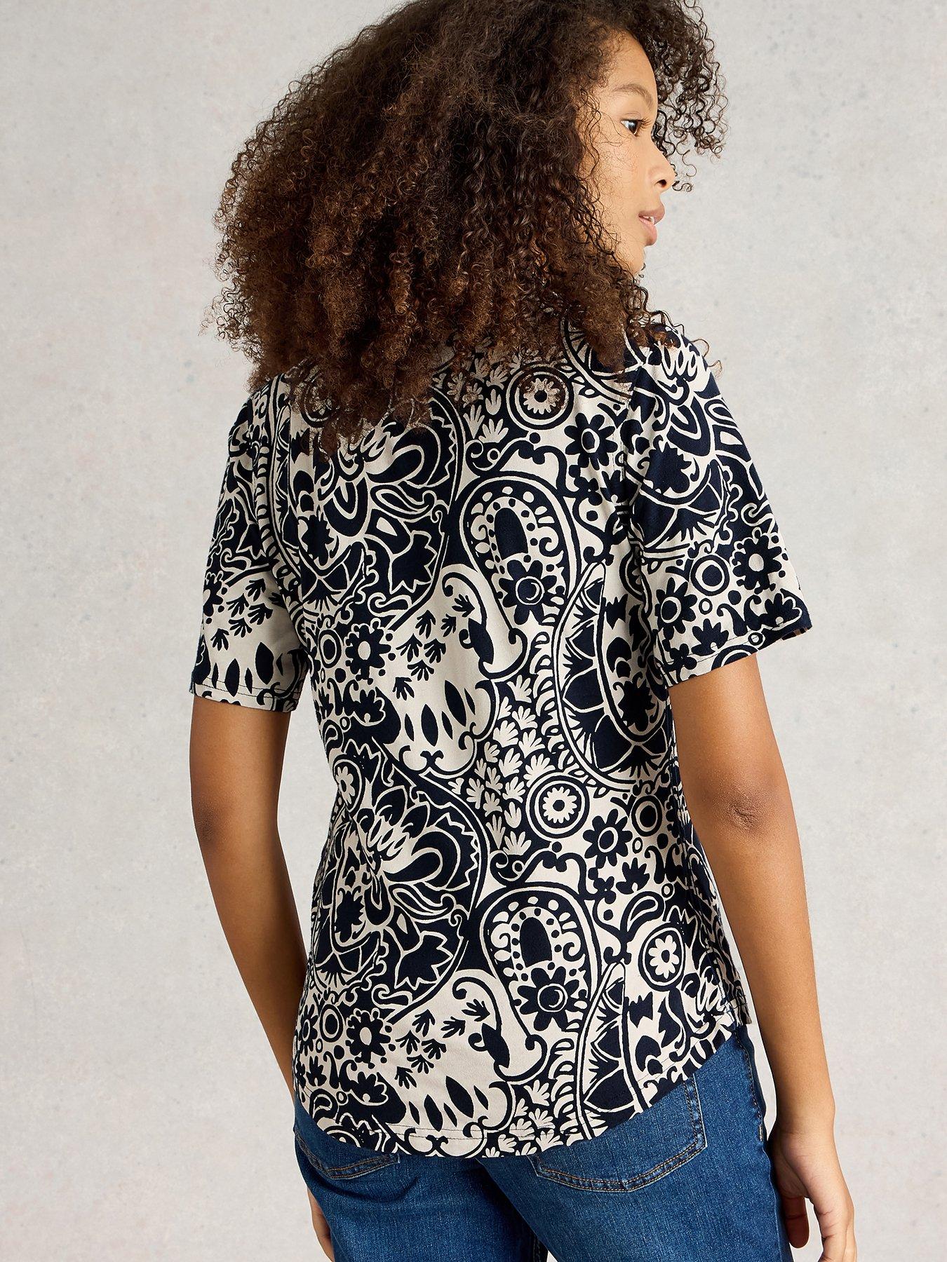 Image 2 of 6 of White Stuff Annie Short Sleeve Jersey Shirt