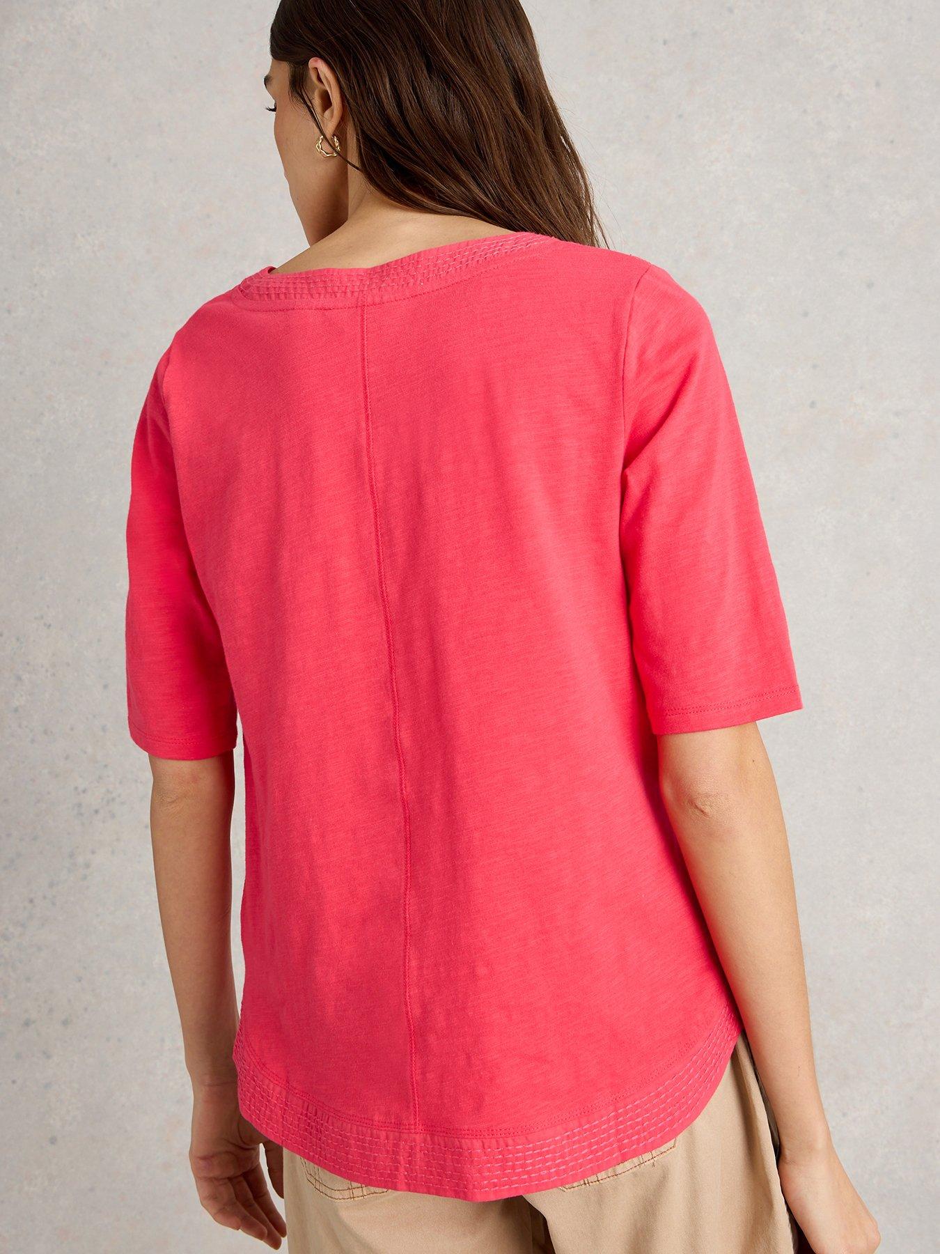 Image 2 of 6 of White Stuff Weaver Notch Neck Top