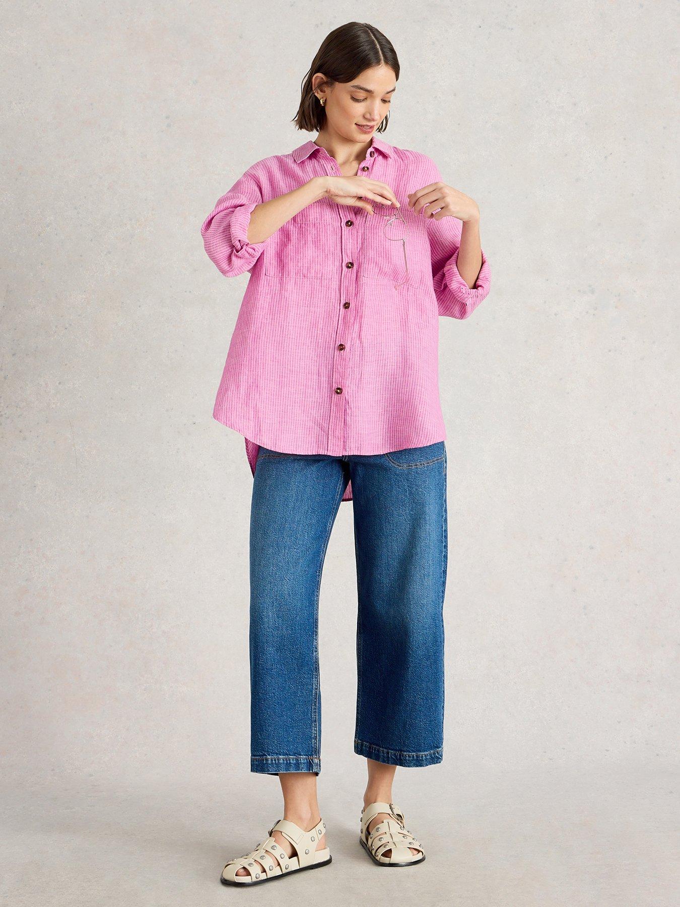 Image 3 of 6 of White Stuff Lydia Linen Shirt
