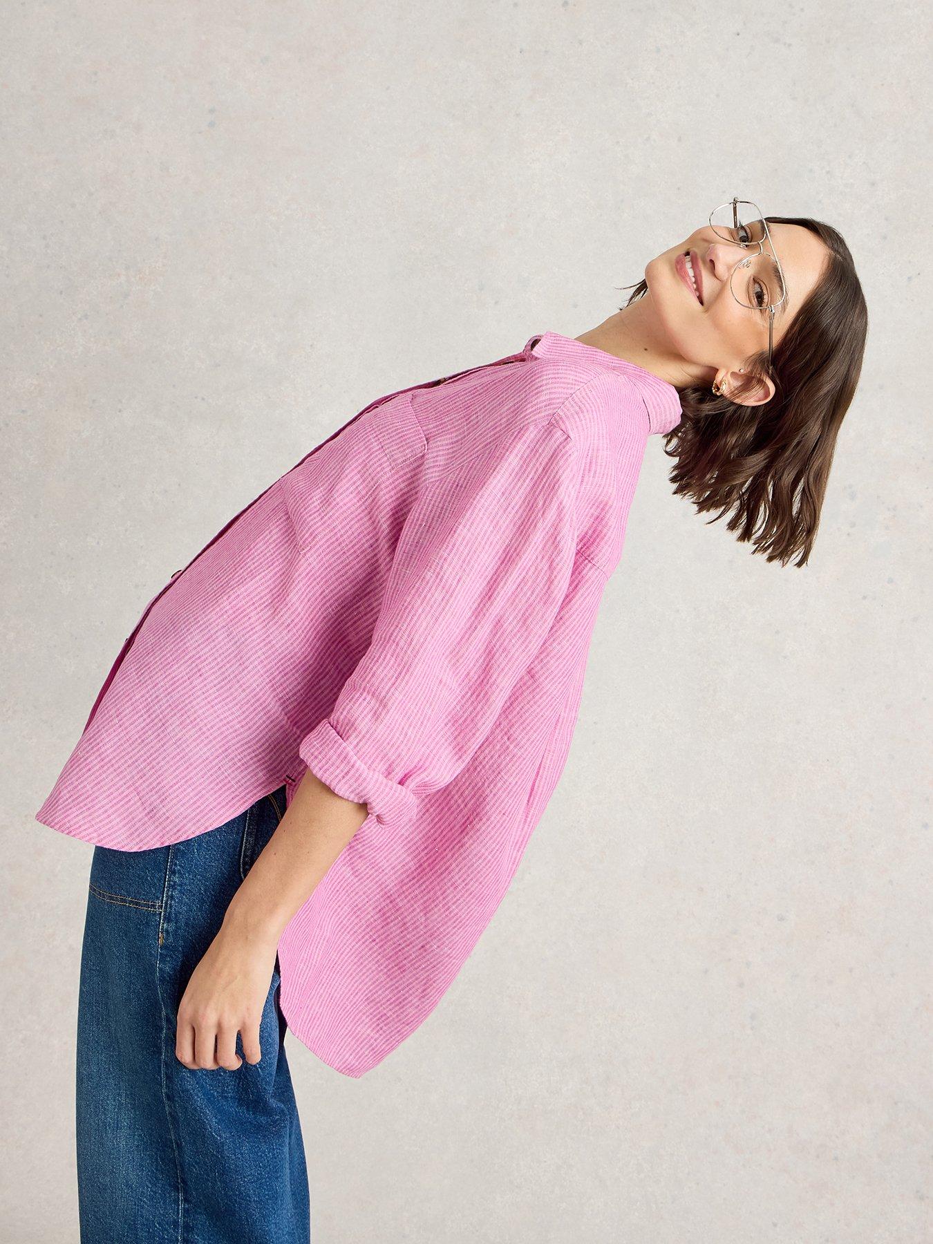 Image 4 of 6 of White Stuff Lydia Linen Shirt