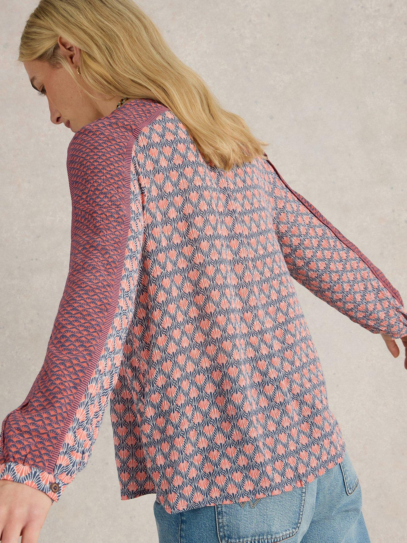 Image 2 of 6 of White Stuff Mabel Mixed Print Top