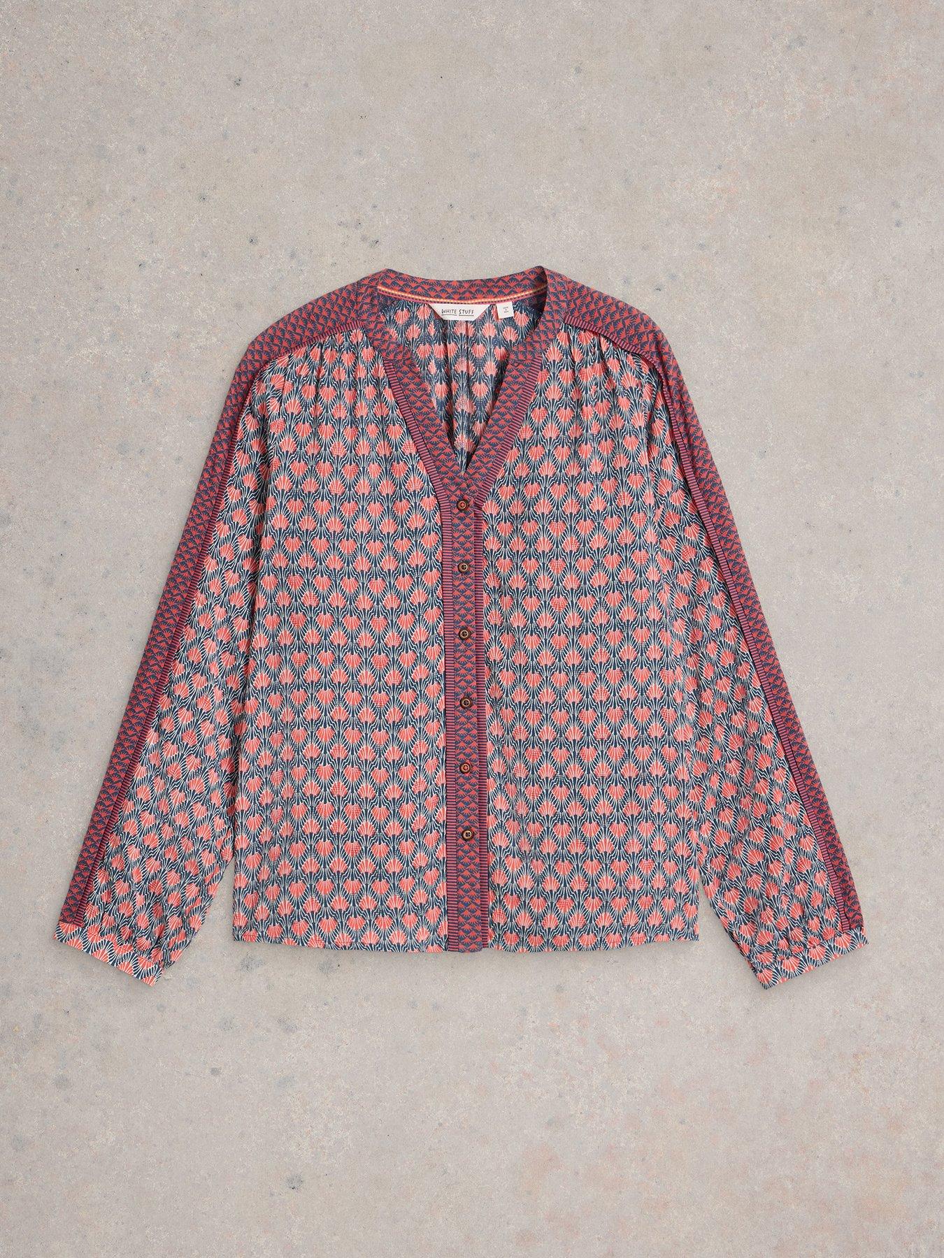 Image 5 of 6 of White Stuff Mabel Mixed Print Top