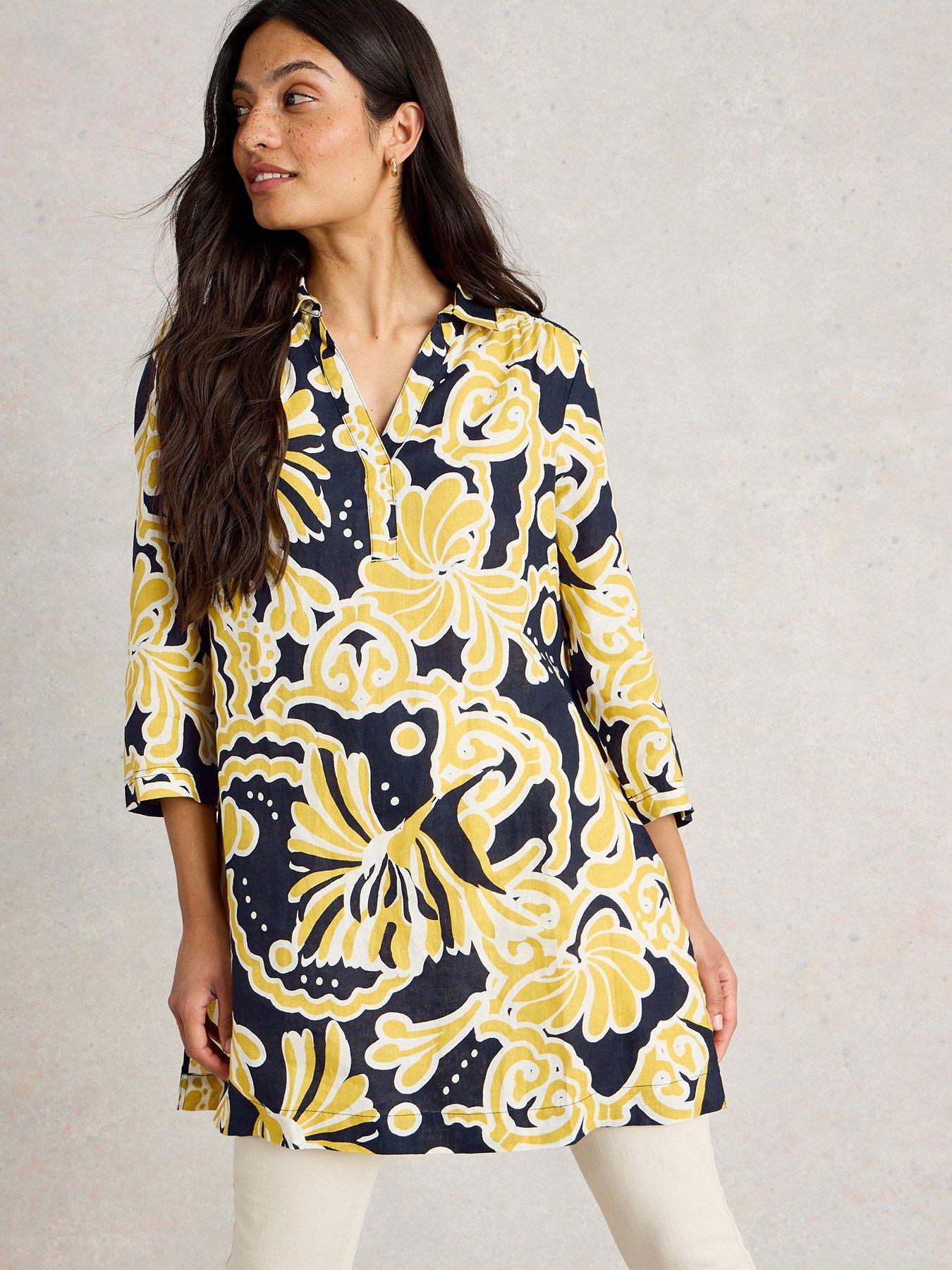 Image 1 of 6 of White Stuff Blake Linen Tunic