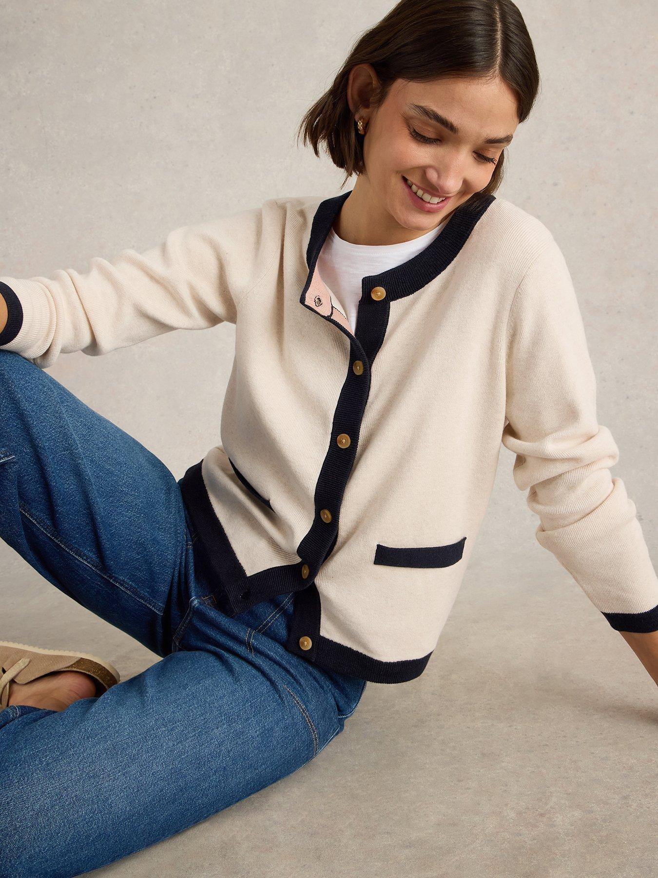 Image 1 of 6 of White Stuff Charlotte Cardi